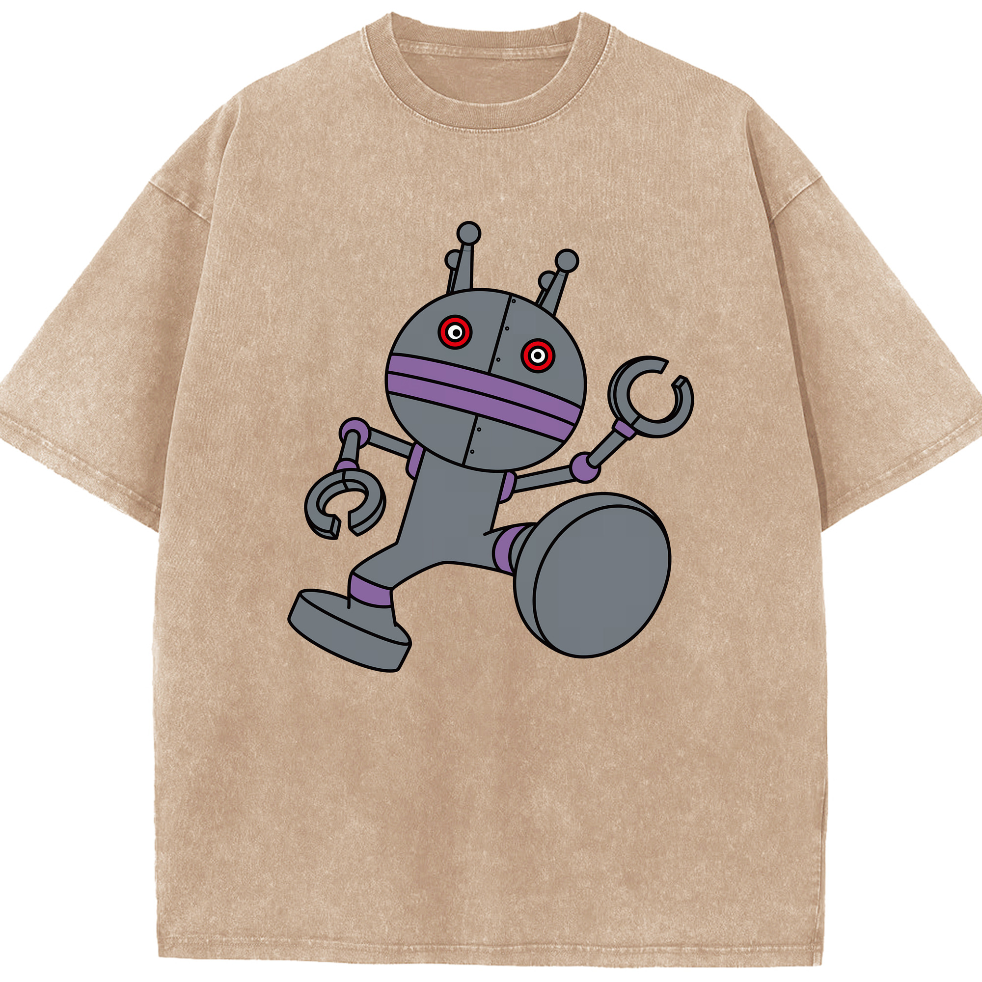 （画像用） アンパンマン Anpanman 綿100% ヴィンテージ風 半袖Tシャツ（フロントプリント）