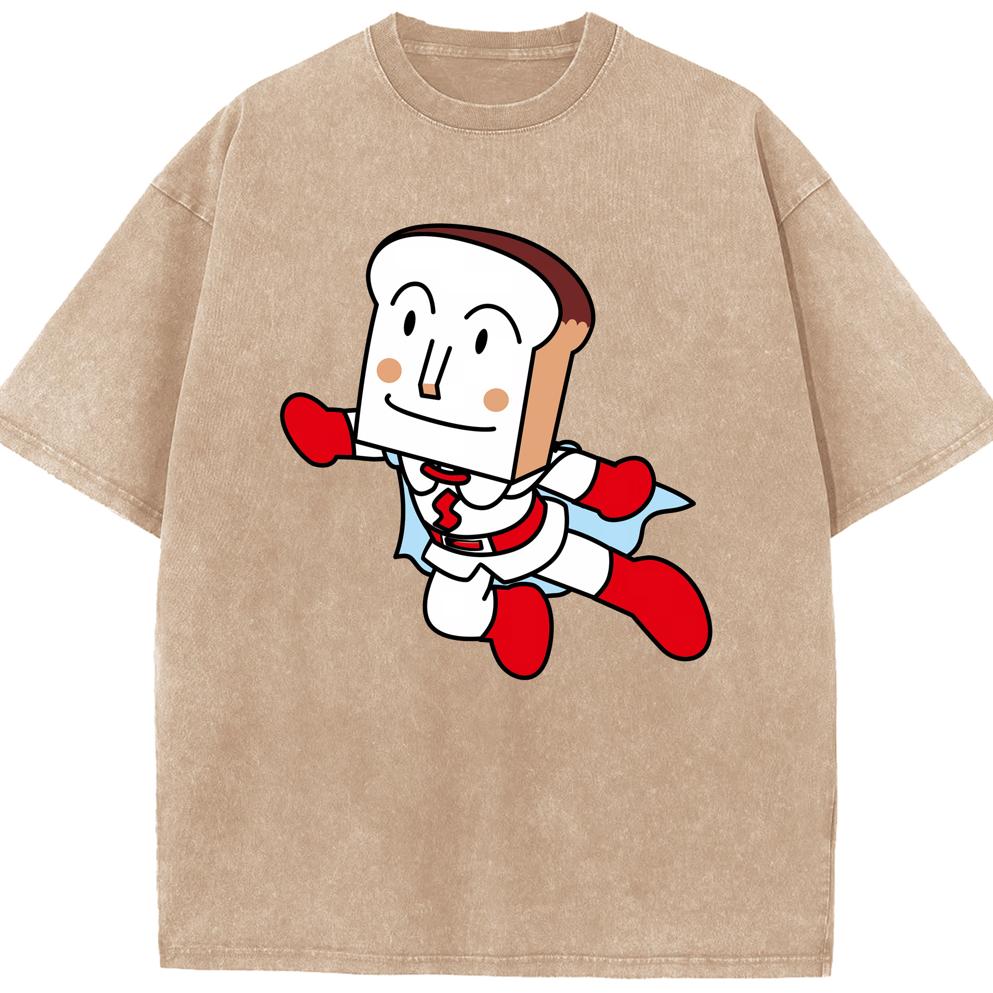 （画像用） アンパンマン Anpanman 綿100% ヴィンテージ風 半袖Tシャツ（フロントプリント）
