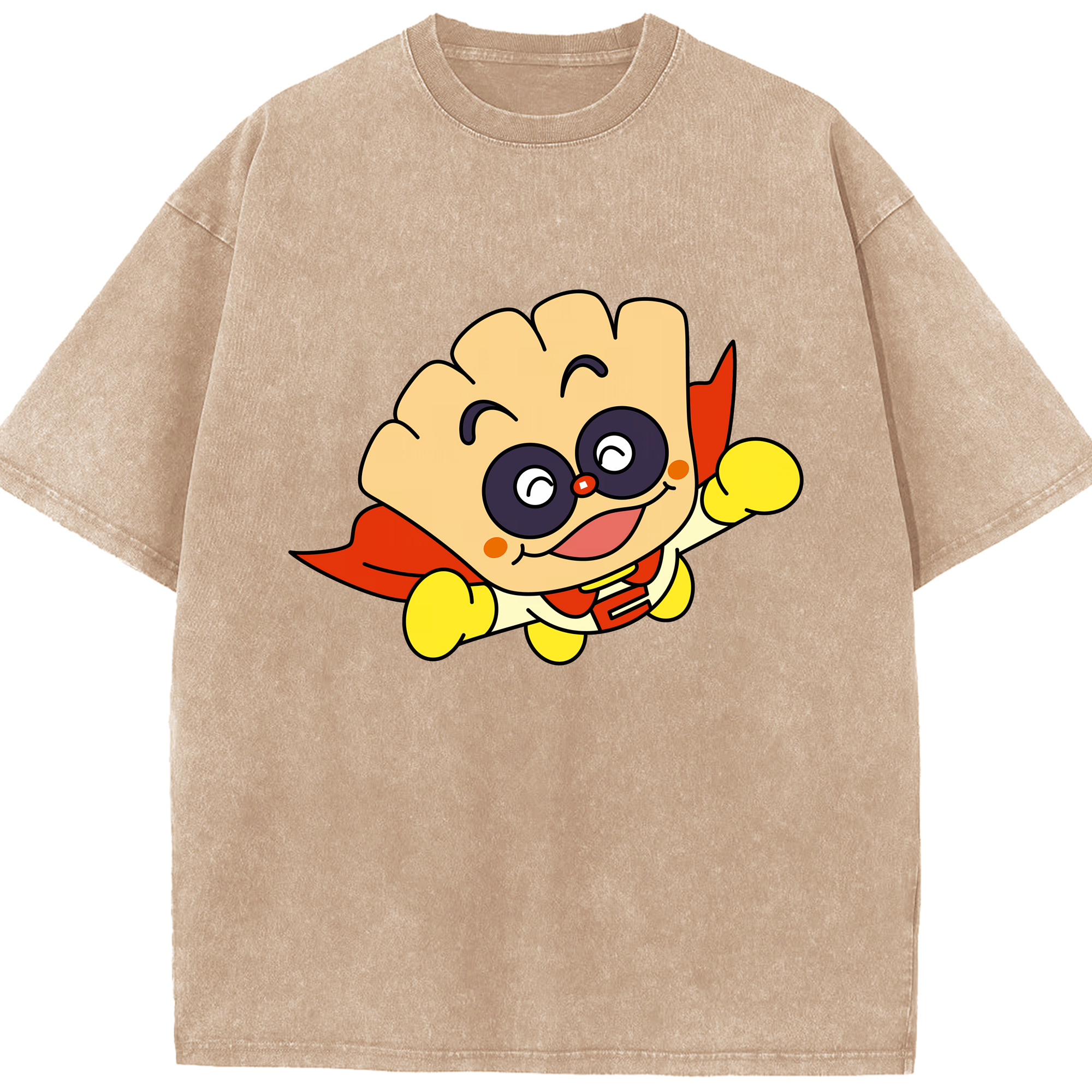 （画像用） アンパンマン Anpanman 綿100% ヴィンテージ風 半袖Tシャツ（フロントプリント）