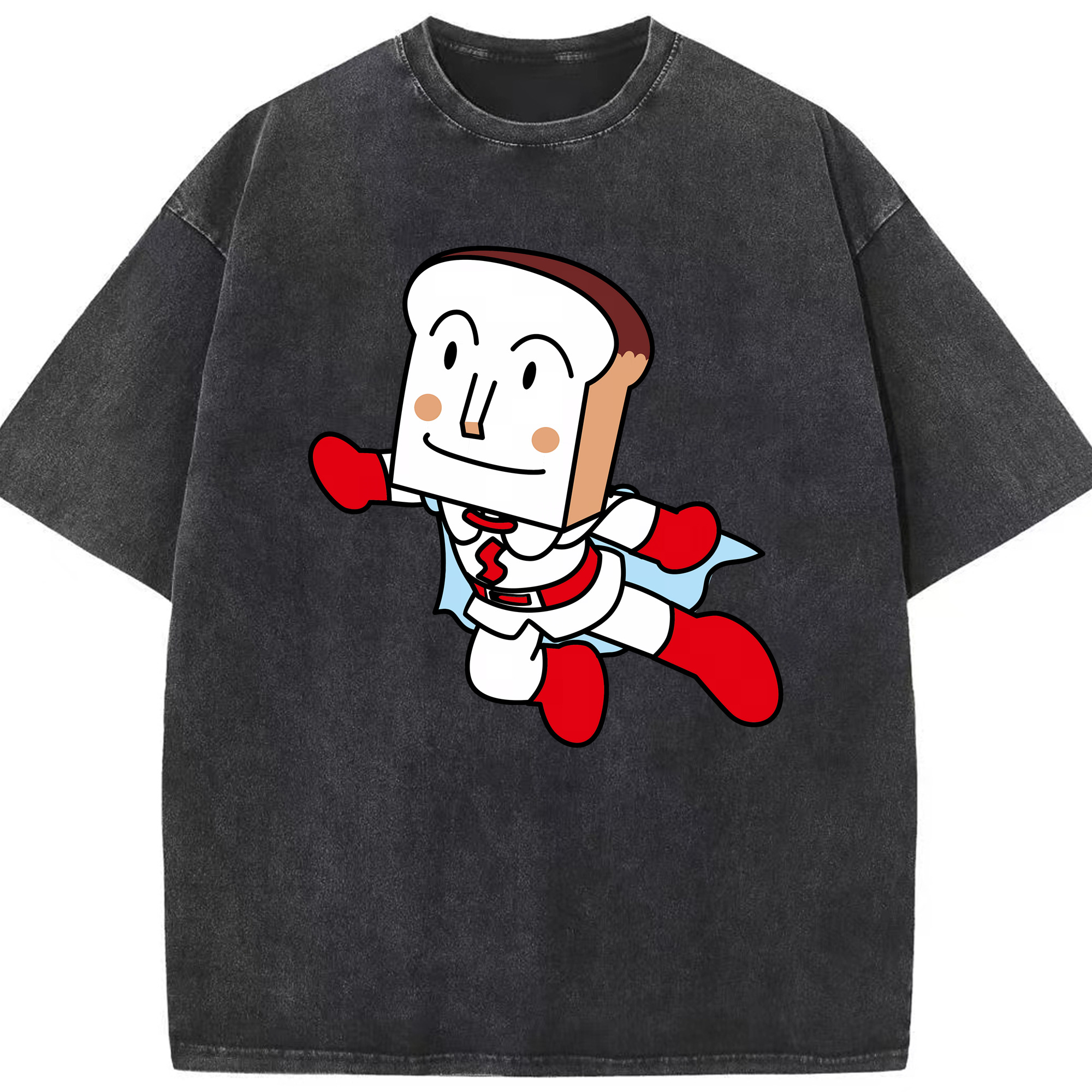 （画像用） アンパンマン Anpanman 綿100% ヴィンテージ風 半袖Tシャツ（フロントプリント）