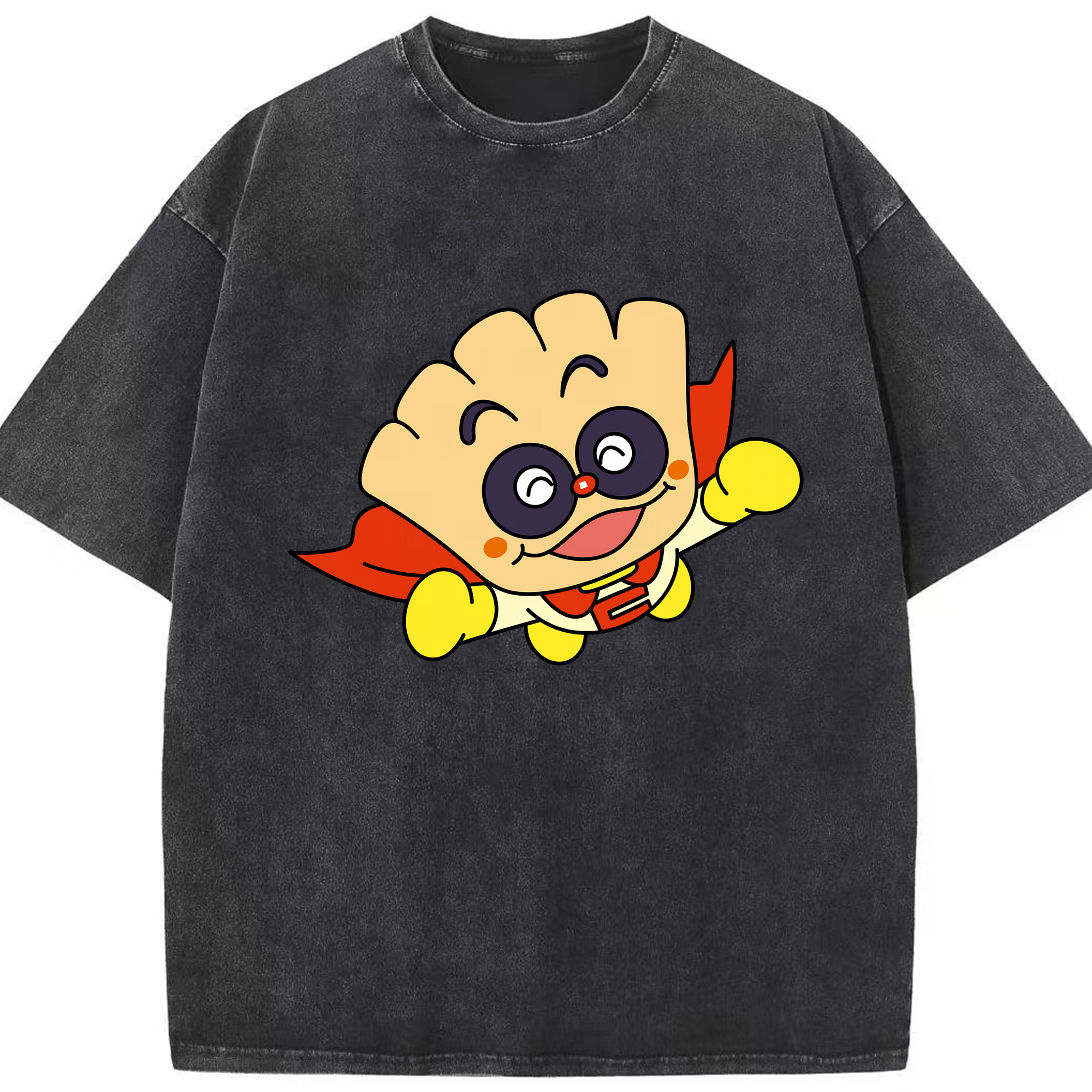 （画像用） アンパンマン Anpanman 綿100% ヴィンテージ風 半袖Tシャツ（フロントプリント）