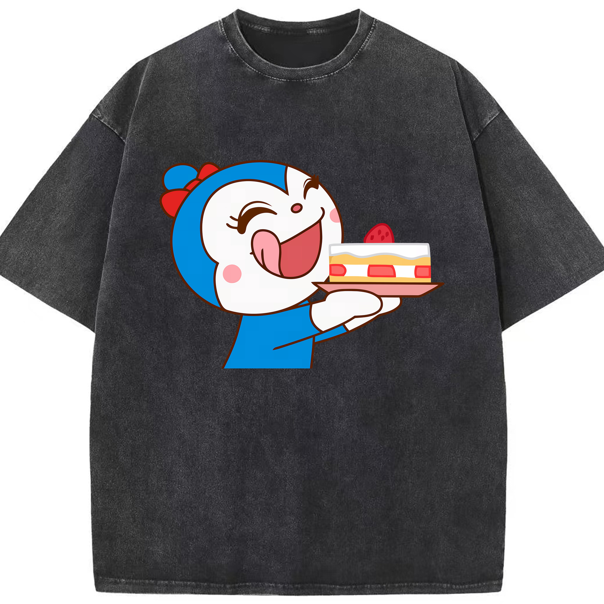 （画像用） アンパンマン Anpanman 綿100% ヴィンテージ風 半袖Tシャツ（フロントプリント）