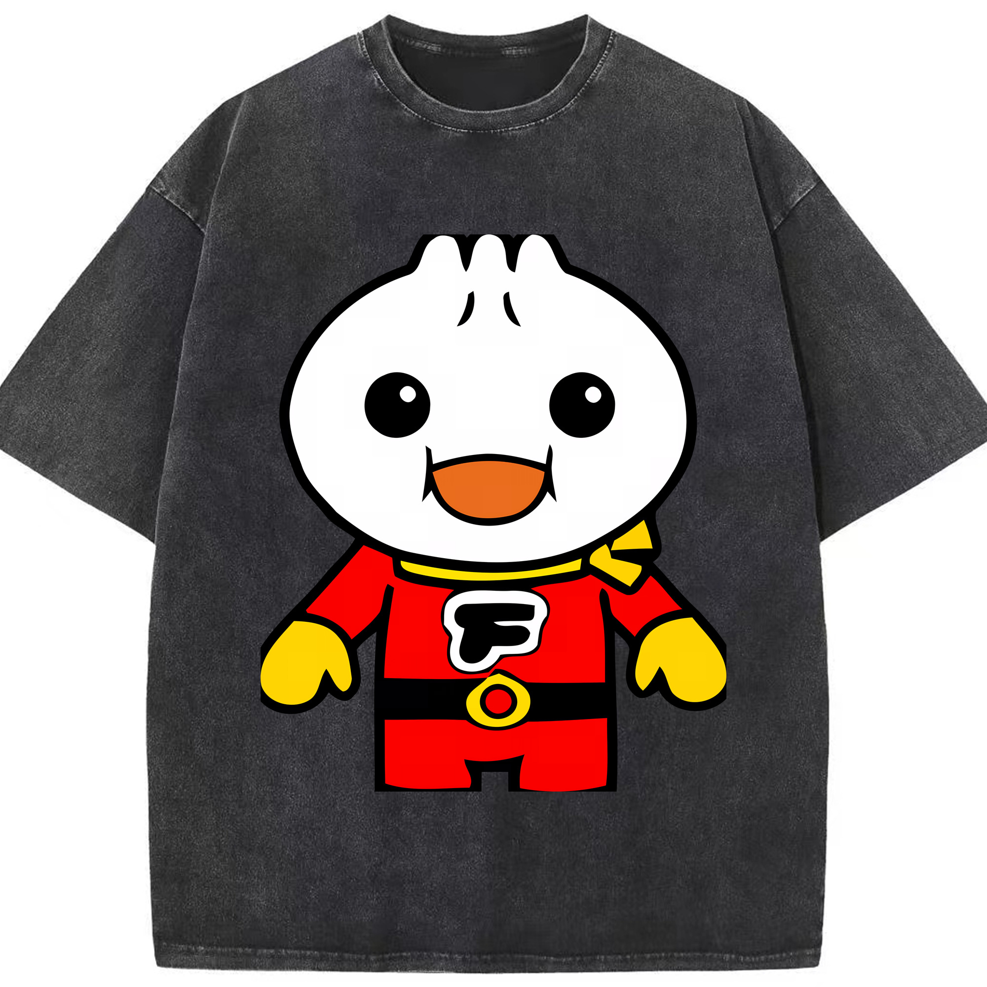 （画像用） アンパンマン Anpanman 綿100% ヴィンテージ風 半袖Tシャツ（フロントプリント）
