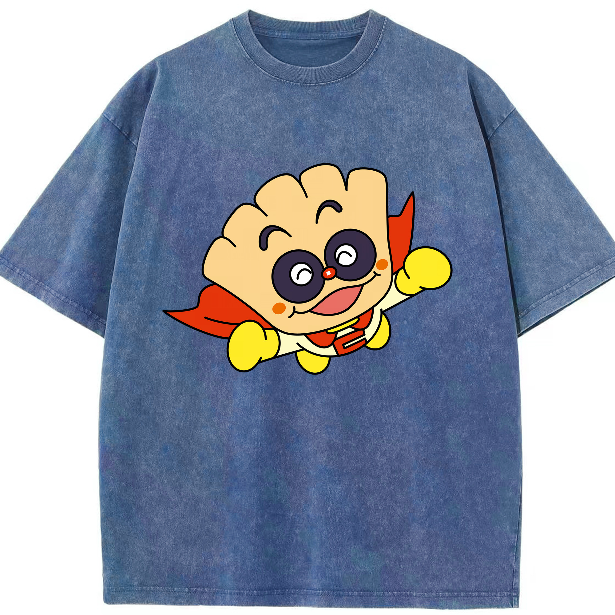 （画像用） アンパンマン Anpanman 綿100% ヴィンテージ風 半袖Tシャツ（フロントプリント）