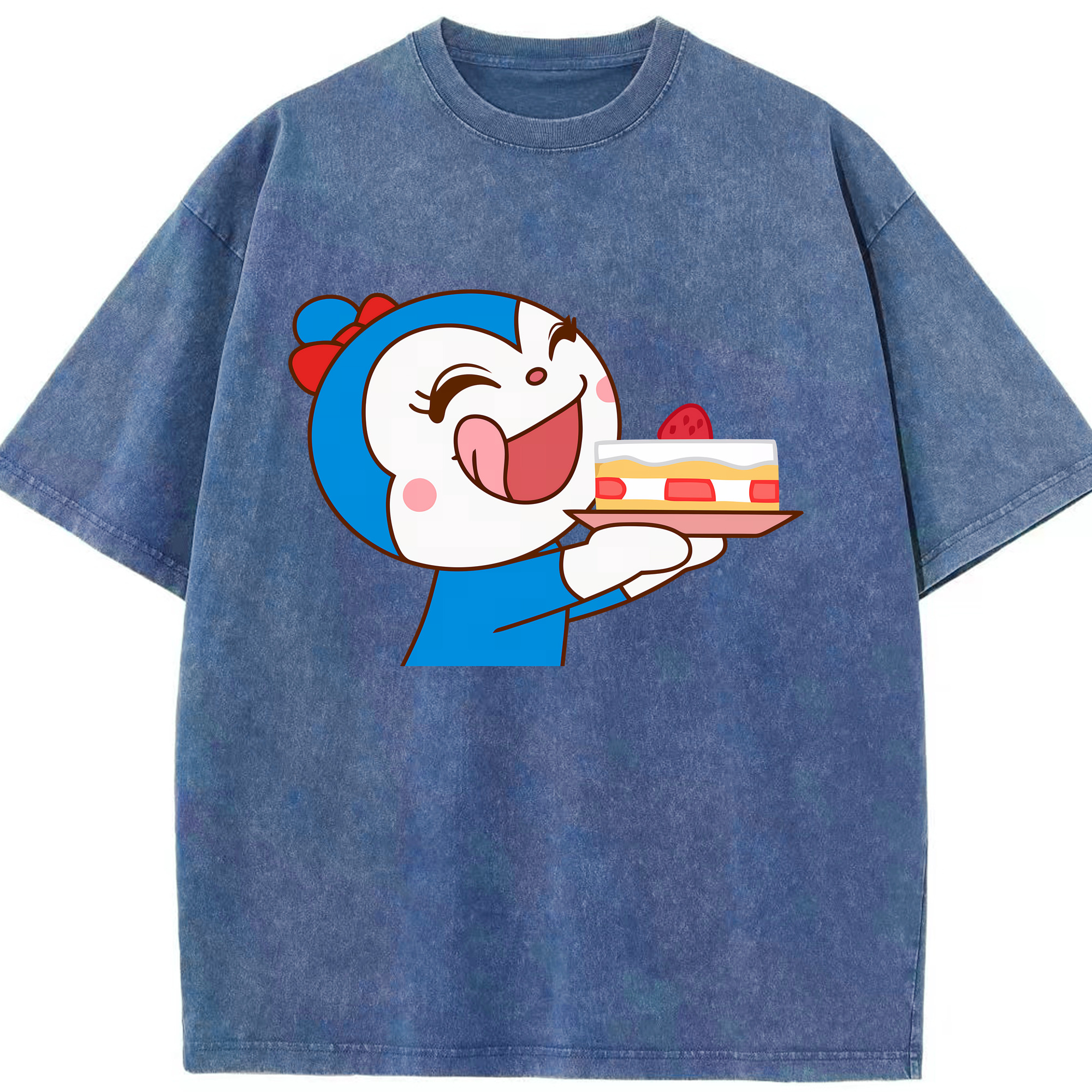 （画像用） アンパンマン Anpanman 綿100% ヴィンテージ風 半袖Tシャツ（フロントプリント）