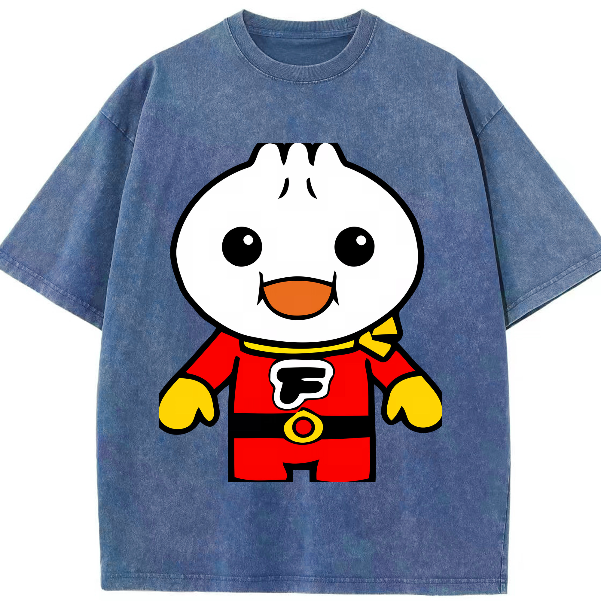 （画像用） アンパンマン Anpanman 綿100% ヴィンテージ風 半袖Tシャツ（フロントプリント）