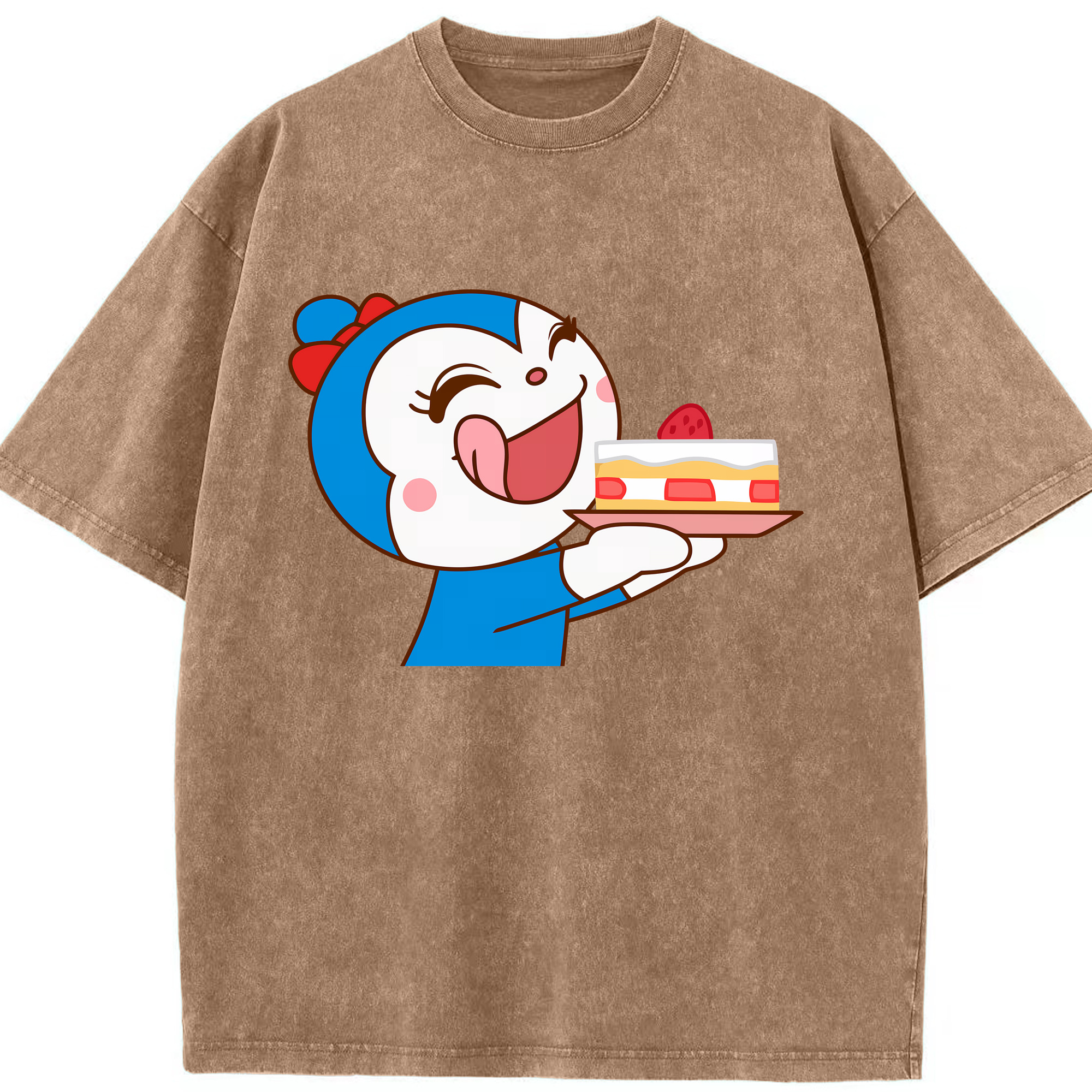（画像用） アンパンマン Anpanman 綿100% ヴィンテージ風 半袖Tシャツ（フロントプリント）