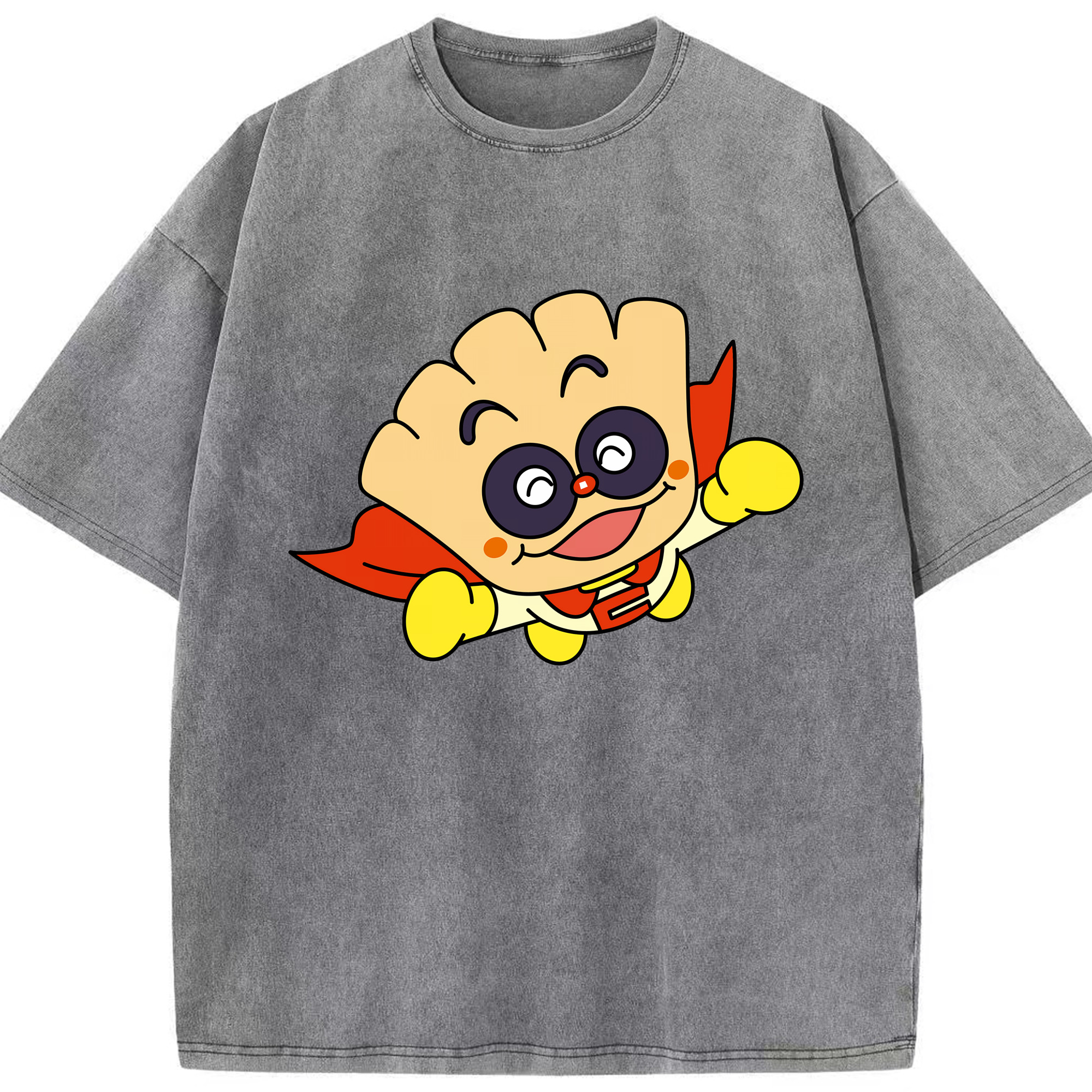 （画像用） アンパンマン Anpanman 綿100% ヴィンテージ風 半袖Tシャツ（フロントプリント）