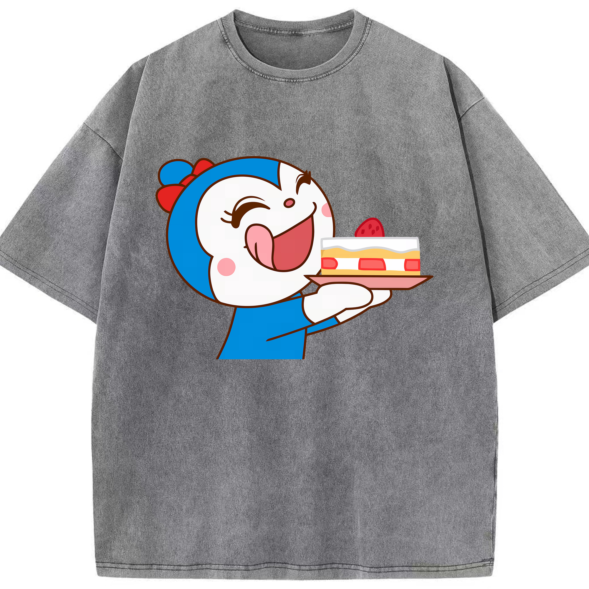 （画像用） アンパンマン Anpanman 綿100% ヴィンテージ風 半袖Tシャツ（フロントプリント）
