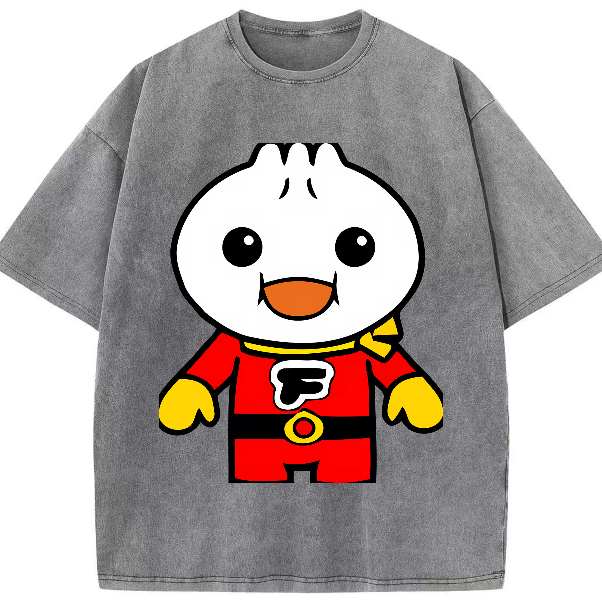 （画像用） アンパンマン Anpanman 綿100% ヴィンテージ風 半袖Tシャツ（フロントプリント）