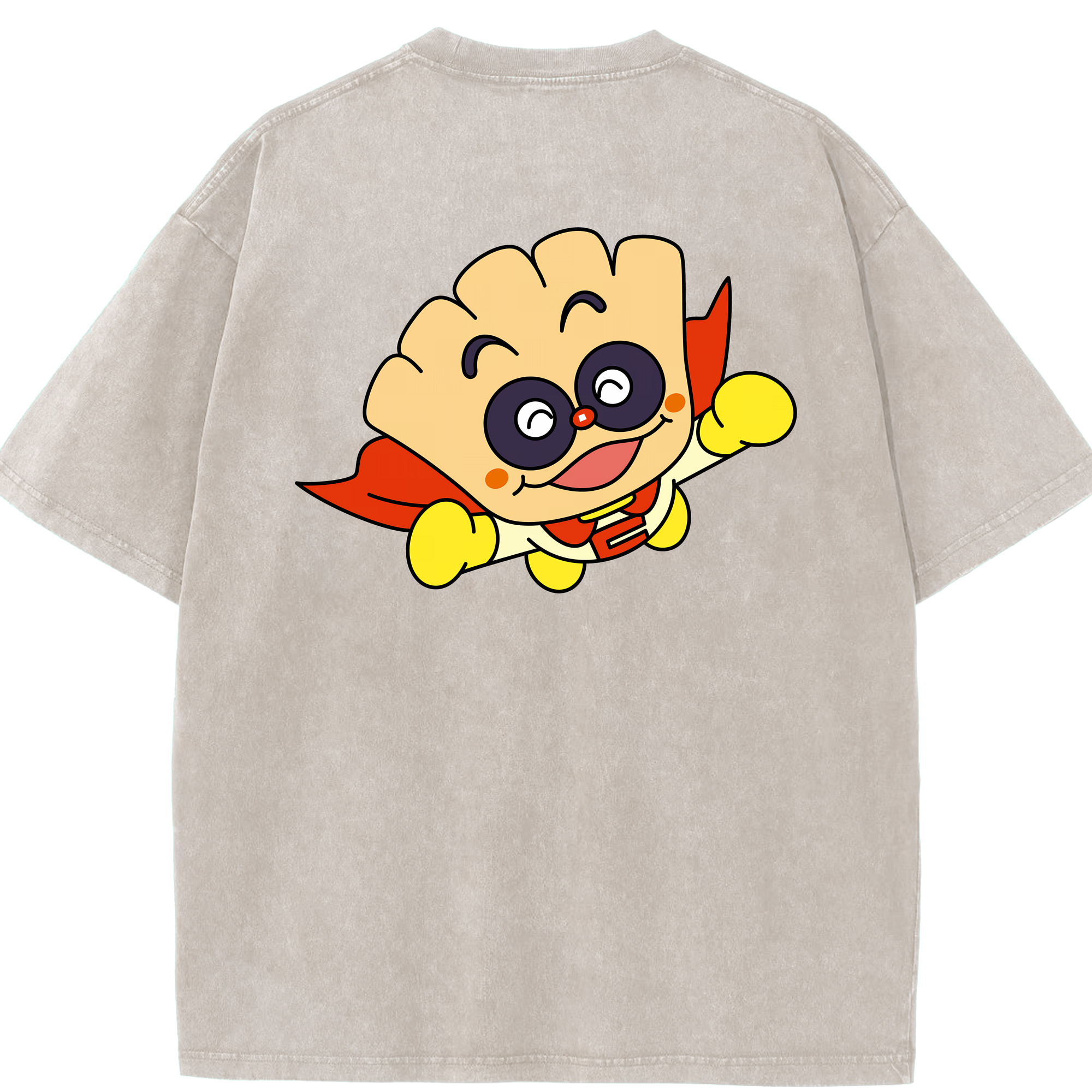 （画像用） アンパンマン Anpanman 綿100% ヴィンテージ風 半袖Tシャツ（背面プリント）
