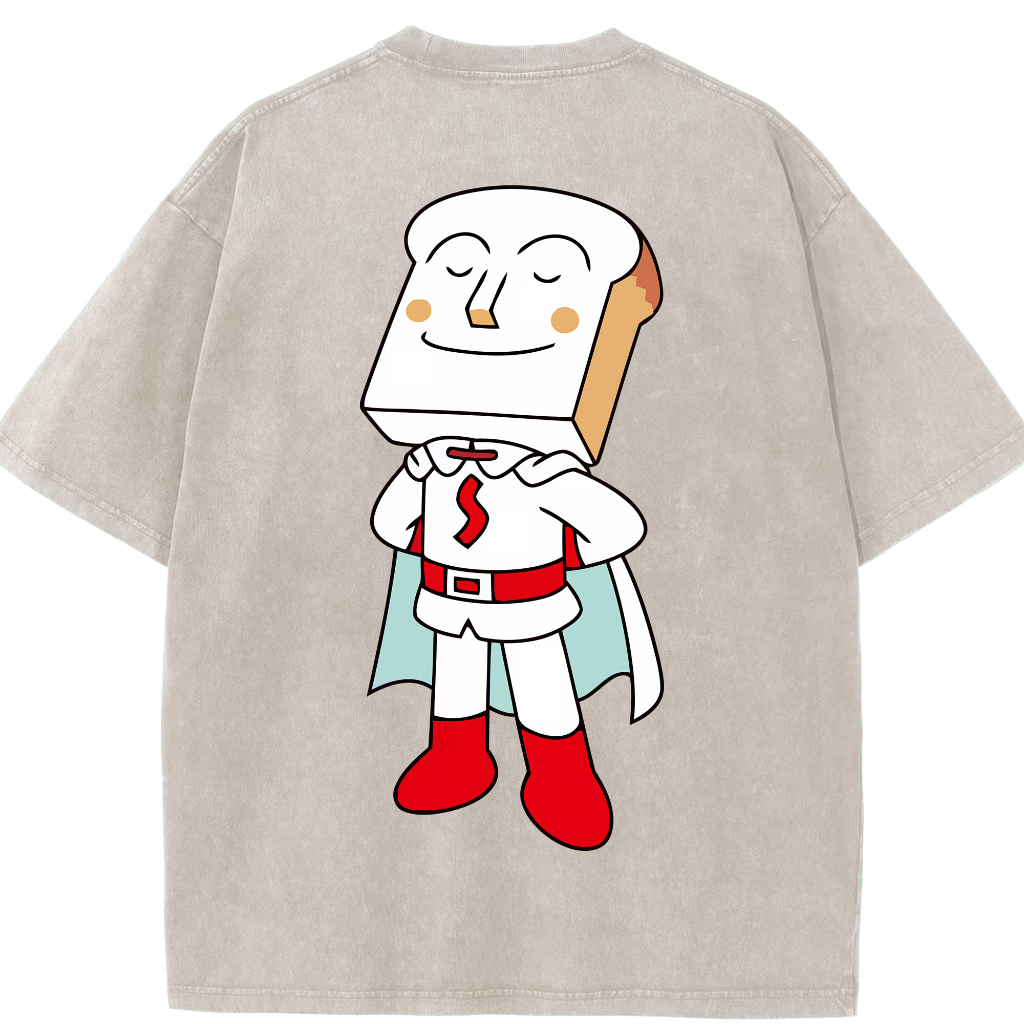 （画像用） アンパンマン Anpanman 綿100% ヴィンテージ風 半袖Tシャツ（背面プリント）