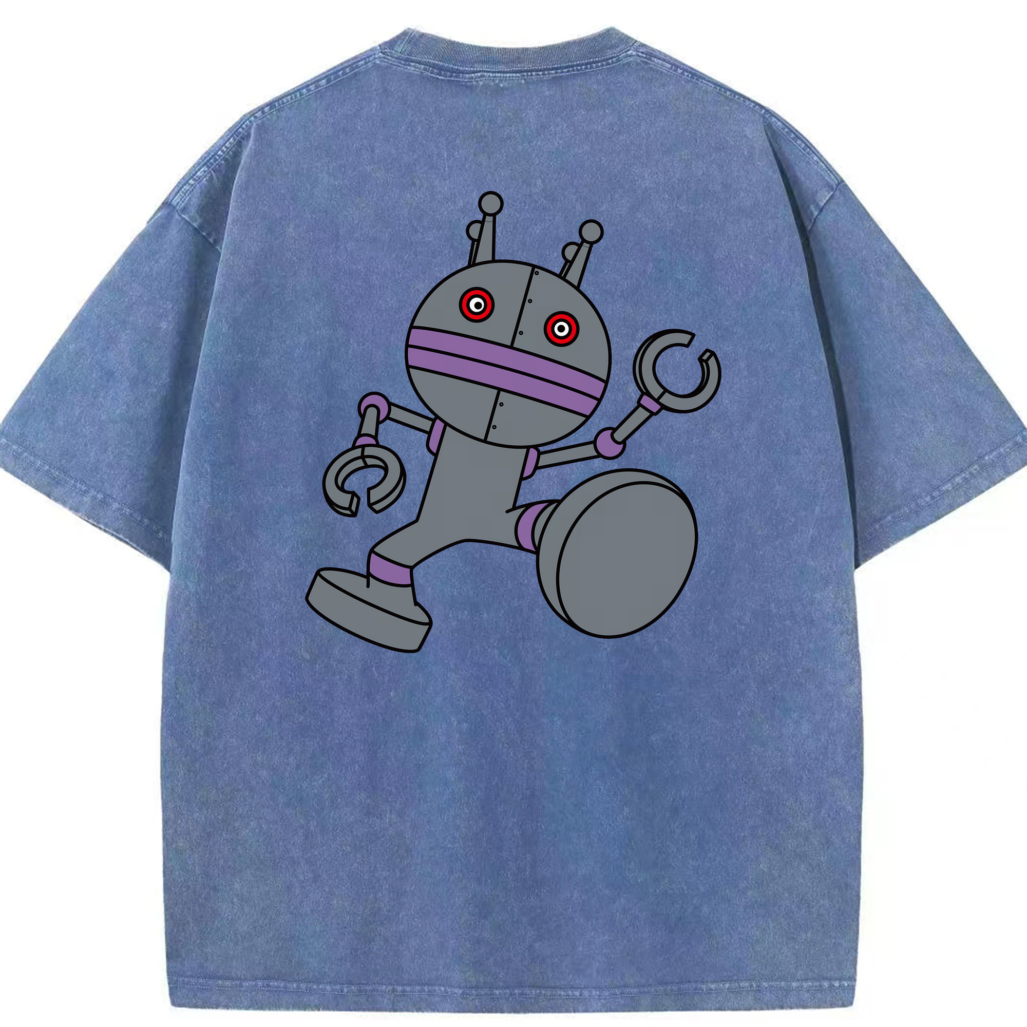（画像用） アンパンマン Anpanman 綿100% ヴィンテージ風 半袖Tシャツ（背面プリント）