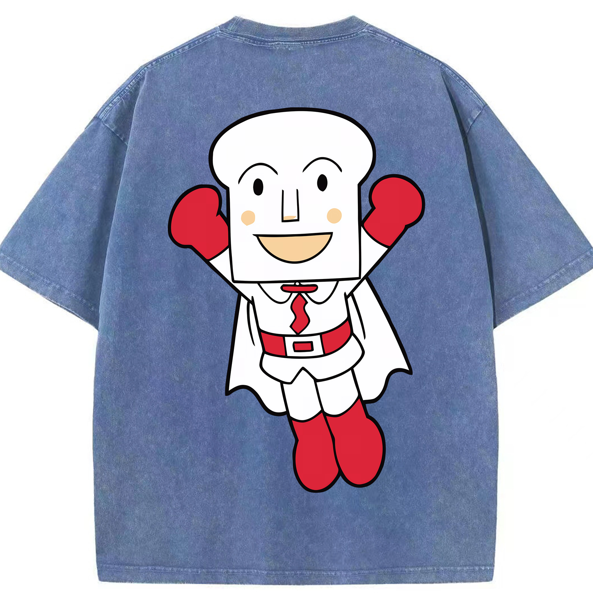 （画像用） アンパンマン Anpanman 綿100% ヴィンテージ風 半袖Tシャツ（背面プリント）