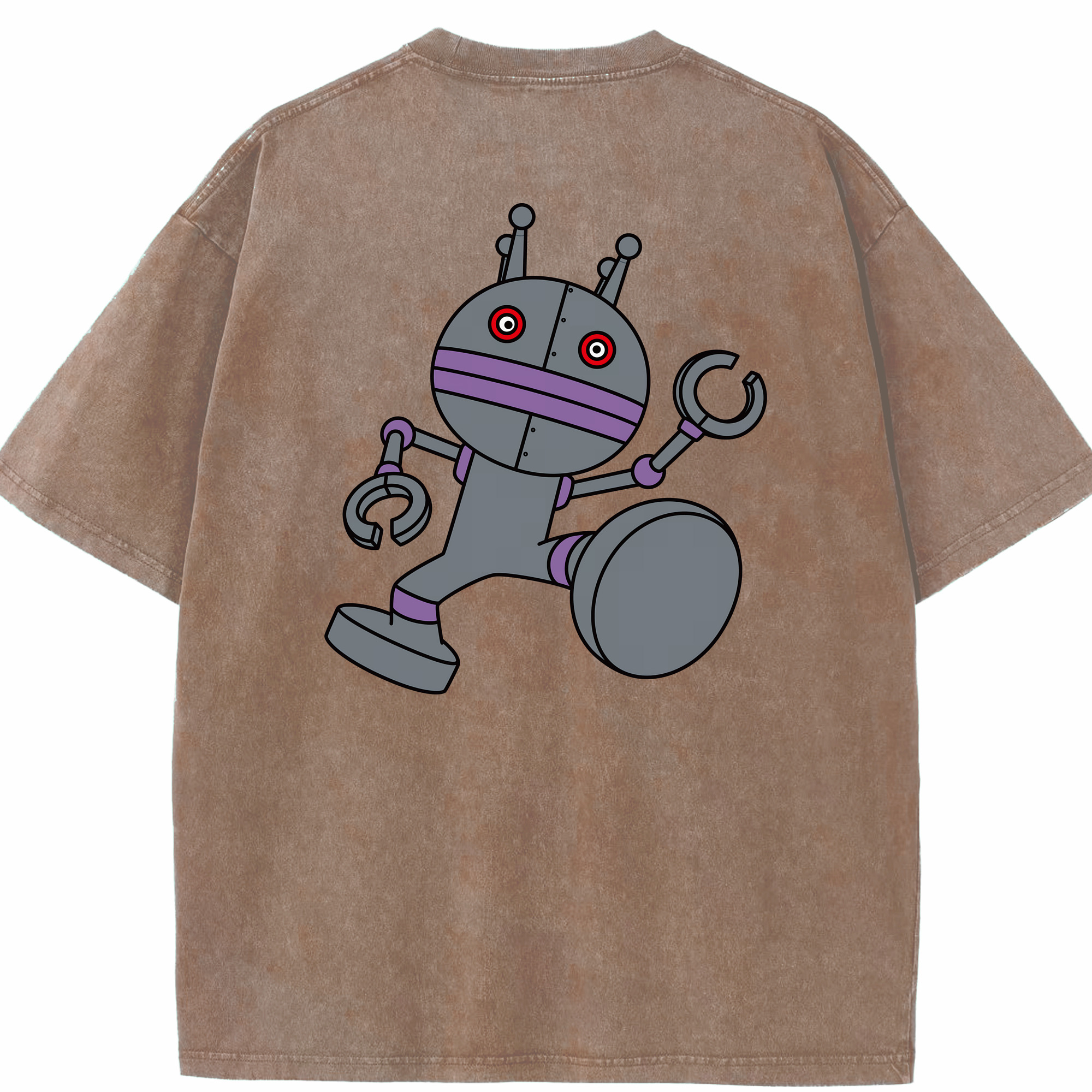 （画像用） アンパンマン Anpanman 綿100% ヴィンテージ風 半袖Tシャツ（背面プリント）