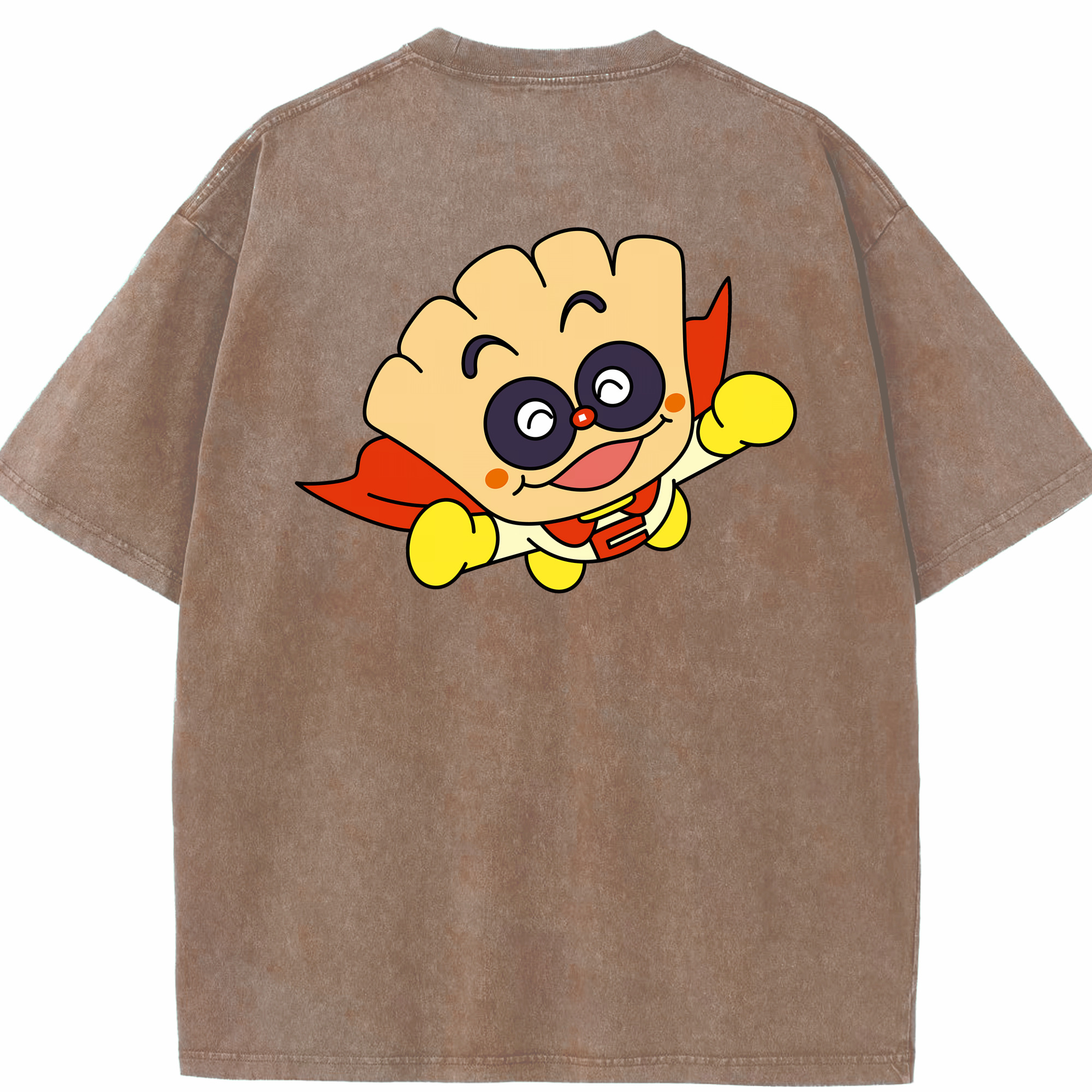 （画像用） アンパンマン Anpanman 綿100% ヴィンテージ風 半袖Tシャツ（背面プリント）