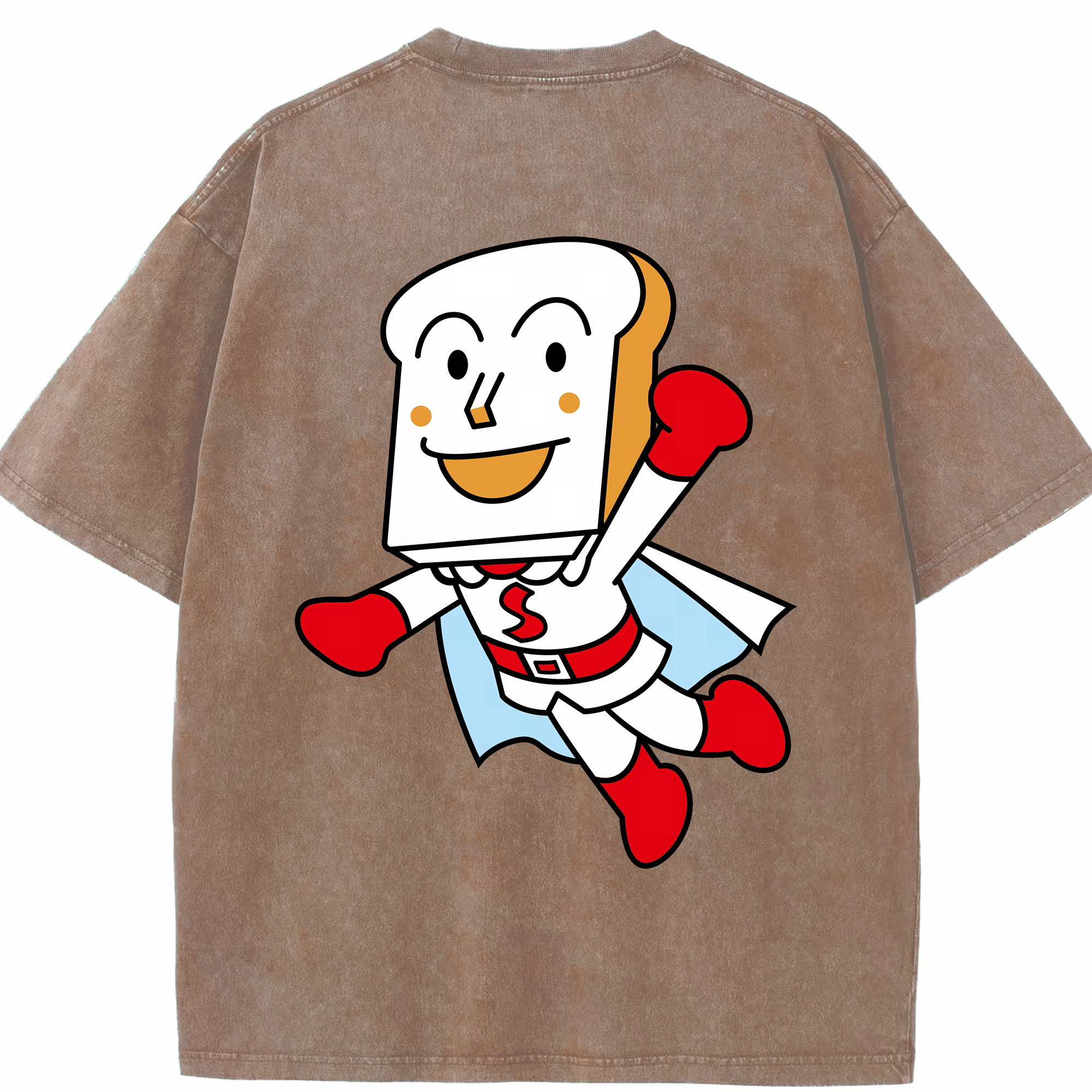 （画像用） アンパンマン Anpanman 綿100% ヴィンテージ風 半袖Tシャツ（背面プリント）
