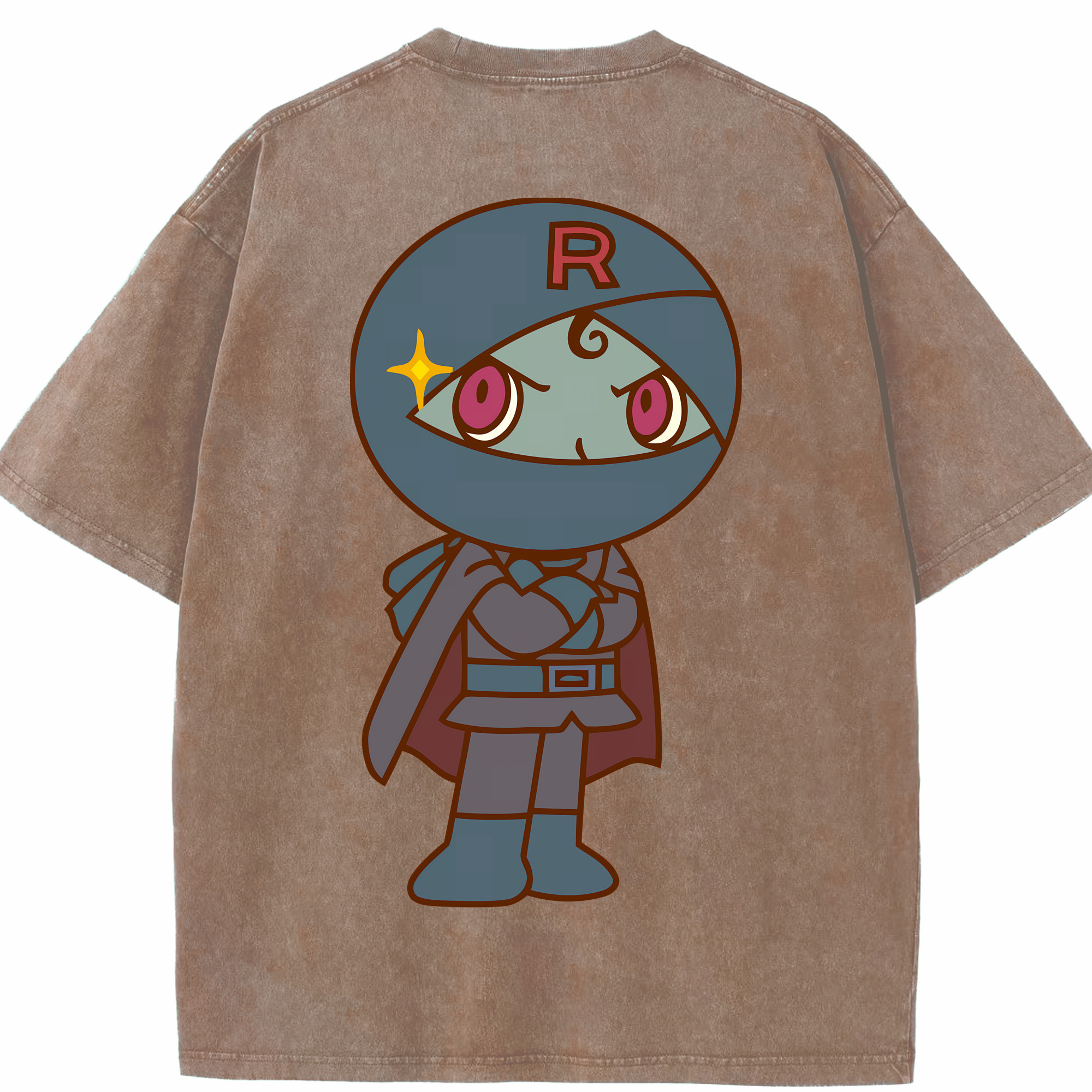 （画像用） アンパンマン Anpanman 綿100% ヴィンテージ風 半袖Tシャツ（背面プリント）