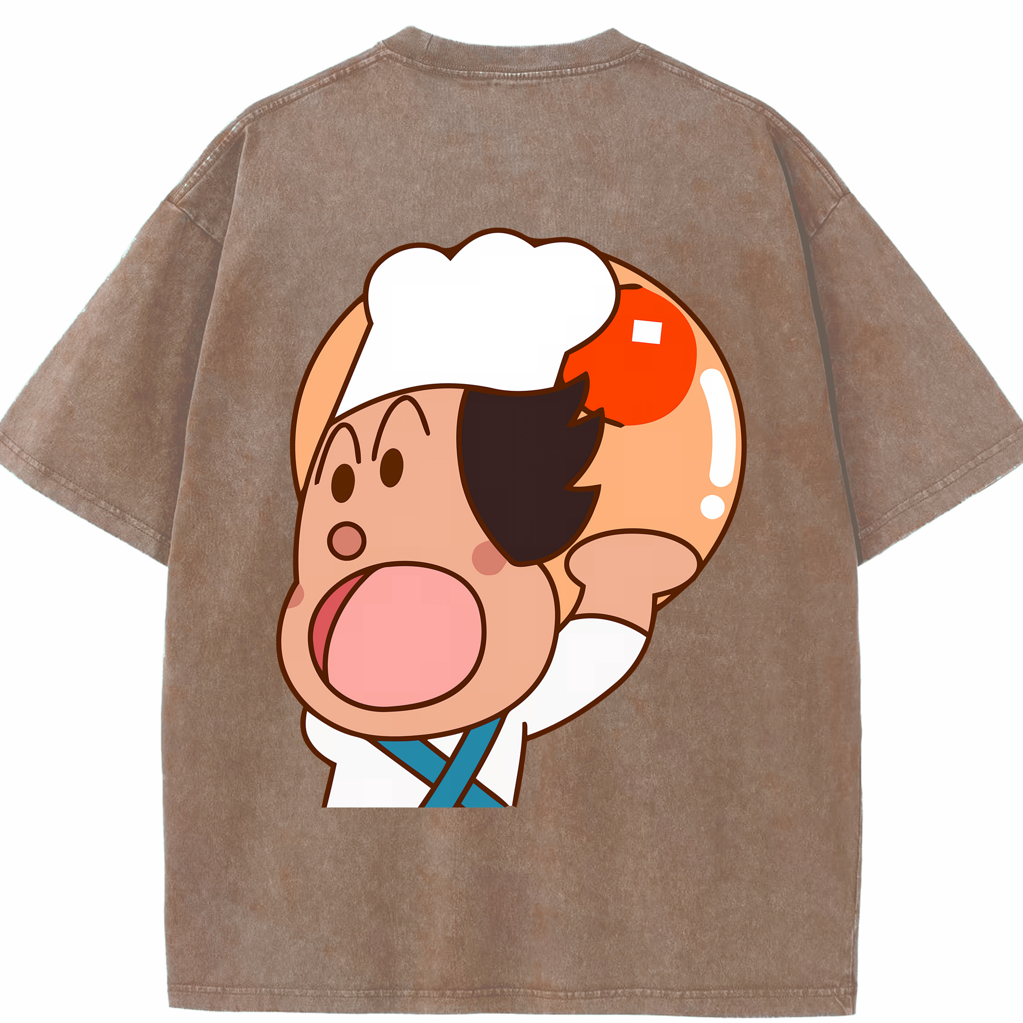 （画像用） アンパンマン Anpanman 綿100% ヴィンテージ風 半袖Tシャツ（背面プリント）