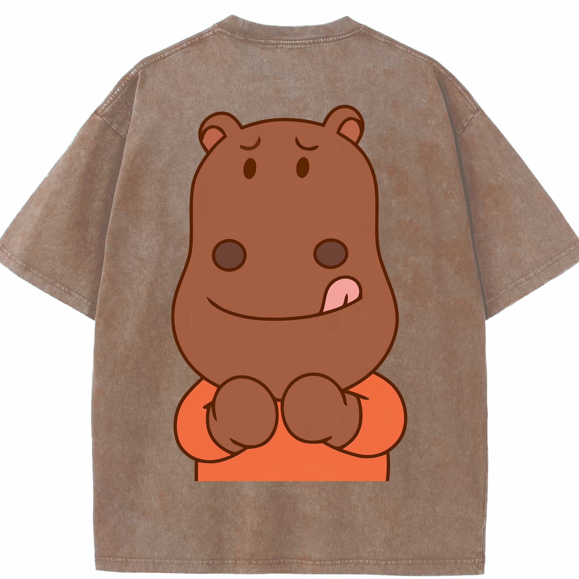 （画像用） アンパンマン Anpanman 綿100% ヴィンテージ風 半袖Tシャツ（背面プリント）