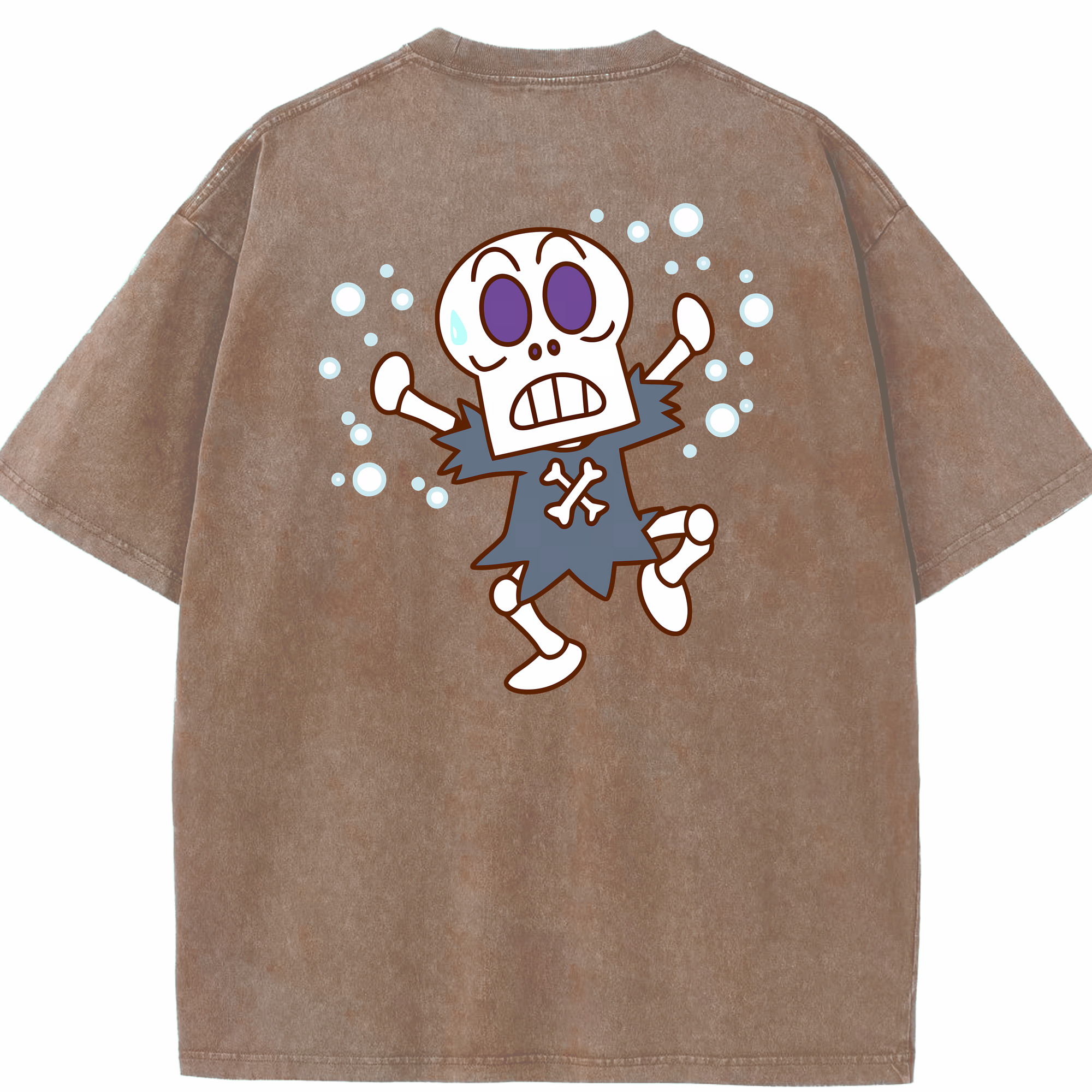 （画像用） アンパンマン Anpanman 綿100% ヴィンテージ風 半袖Tシャツ（背面プリント）