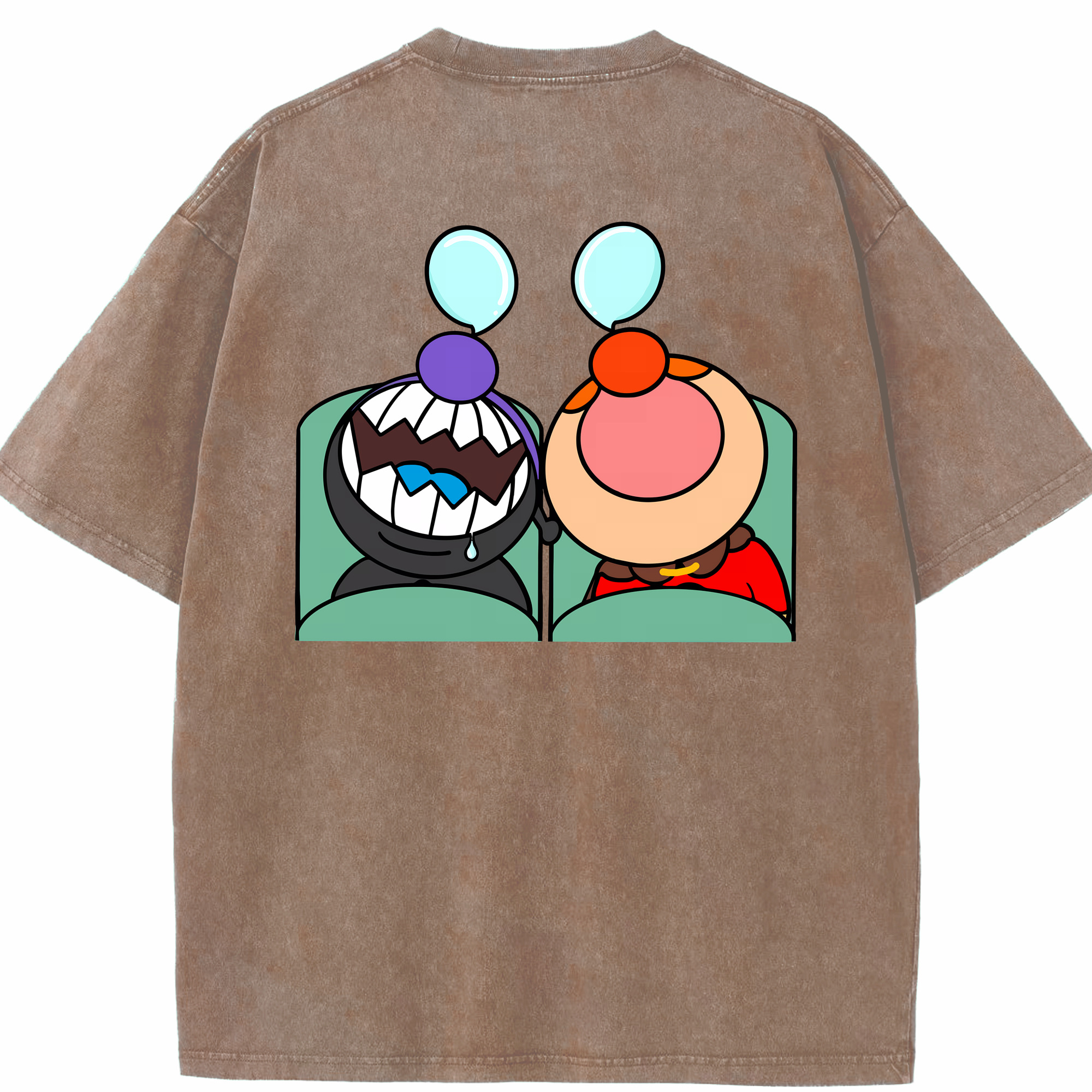 （画像用） アンパンマン Anpanman 綿100% ヴィンテージ風 半袖Tシャツ（背面プリント）