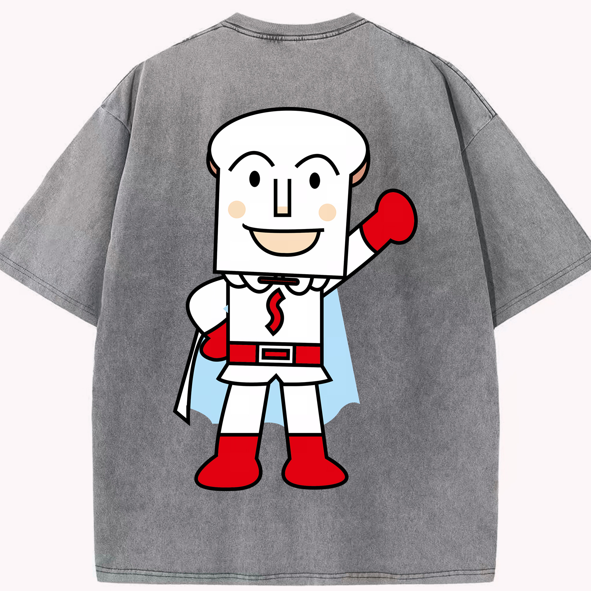 （画像用） アンパンマン Anpanman 綿100% ヴィンテージ風 半袖Tシャツ（背面プリント）