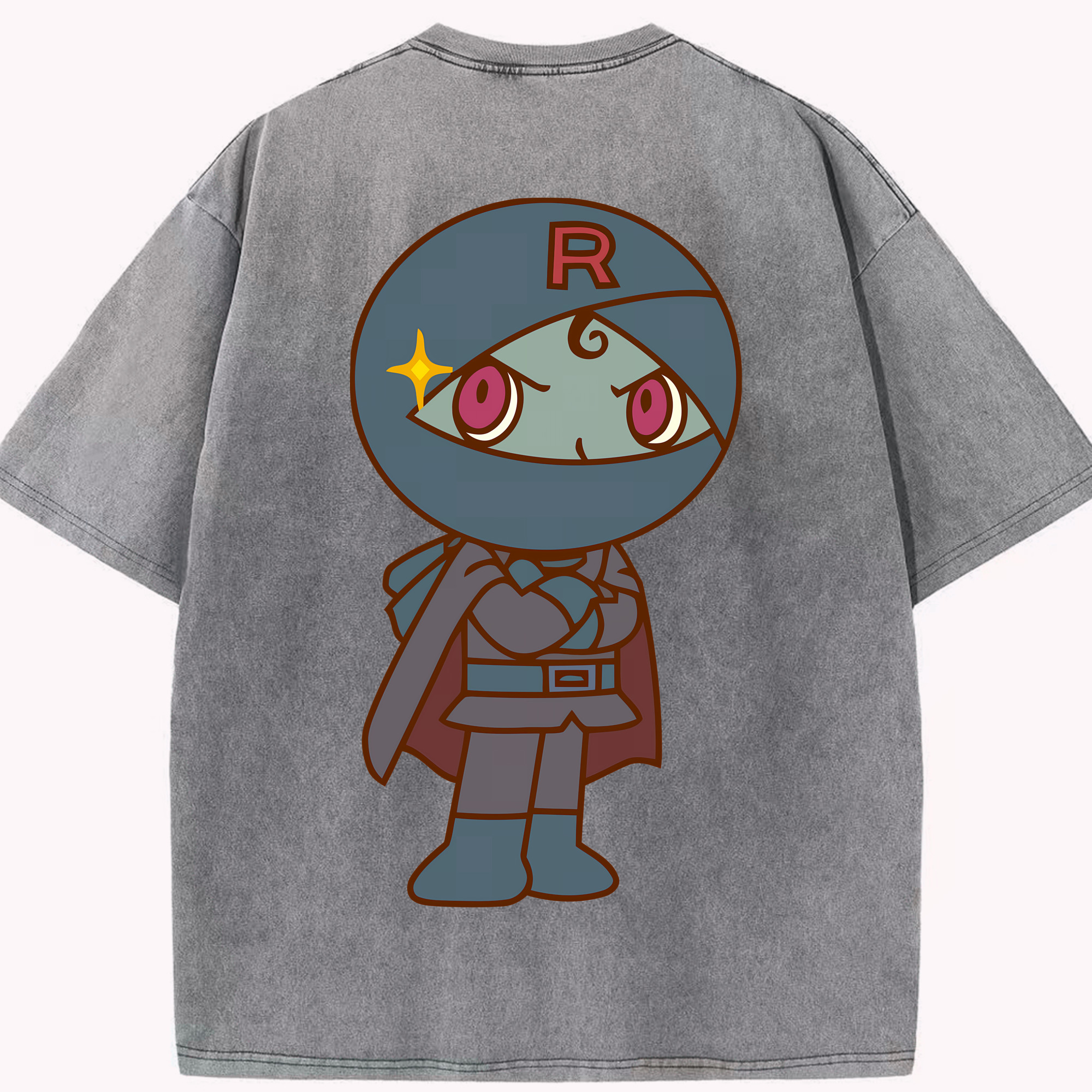（画像用） アンパンマン Anpanman 綿100% ヴィンテージ風 半袖Tシャツ（背面プリント）