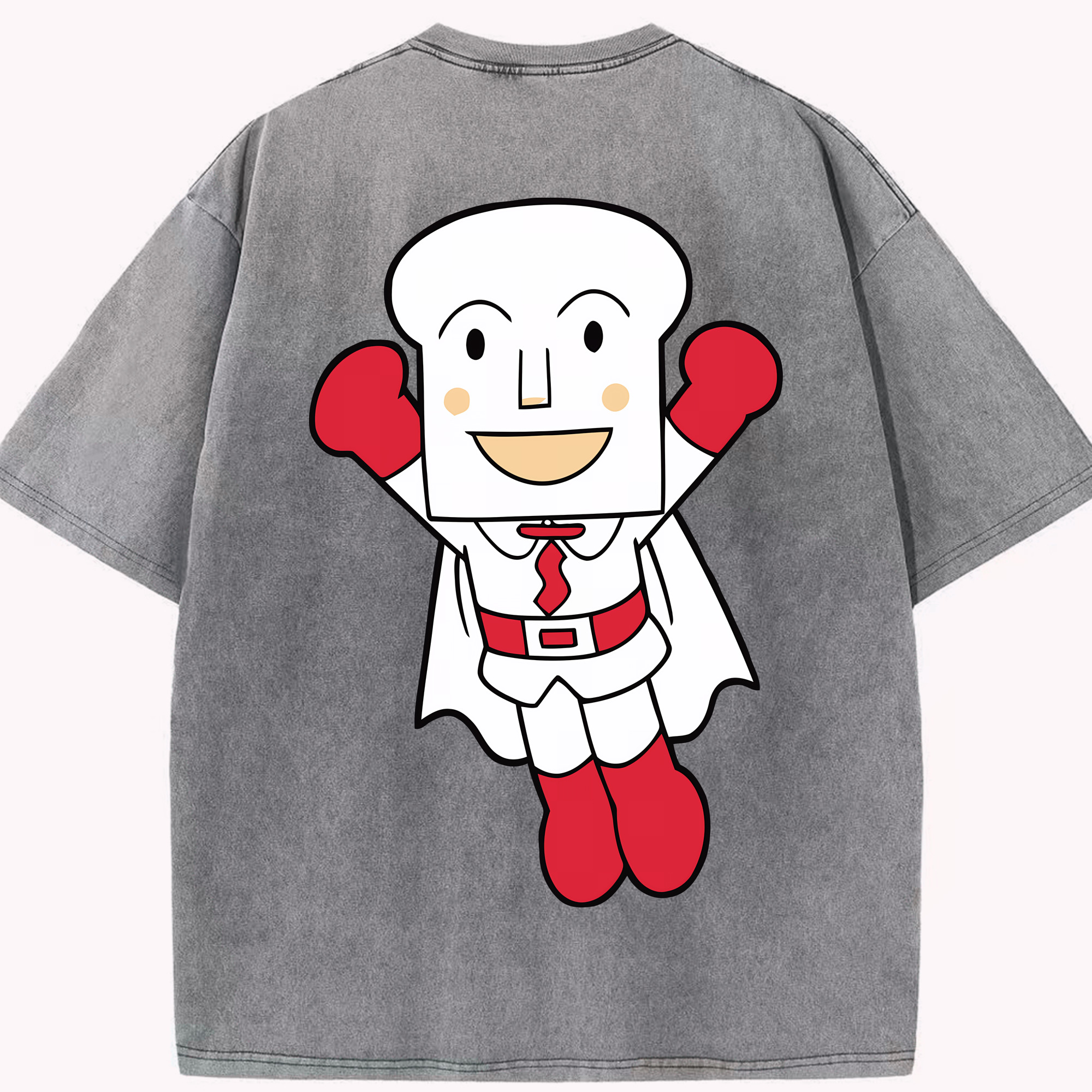 （画像用） アンパンマン Anpanman 綿100% ヴィンテージ風 半袖Tシャツ（背面プリント）