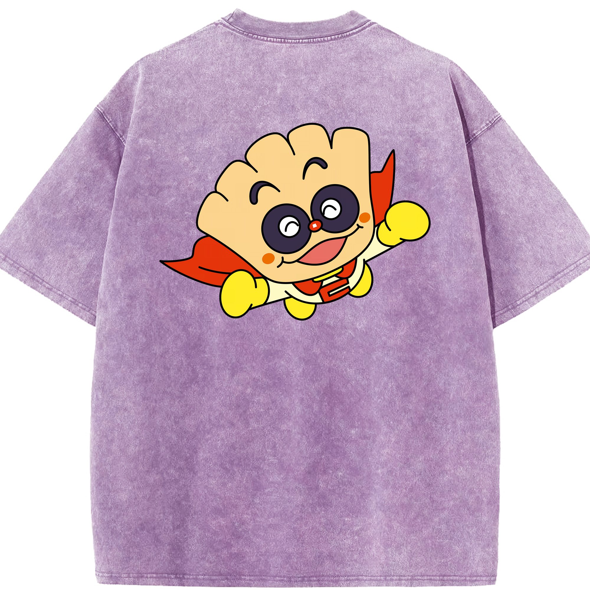 （画像用） アンパンマン Anpanman 綿100% ヴィンテージ風 半袖Tシャツ（背面プリント）