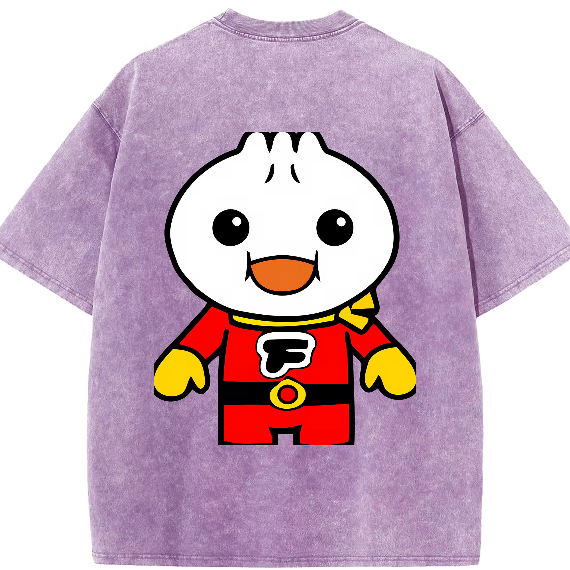 （画像用） アンパンマン Anpanman 綿100% ヴィンテージ風 半袖Tシャツ（背面プリント）