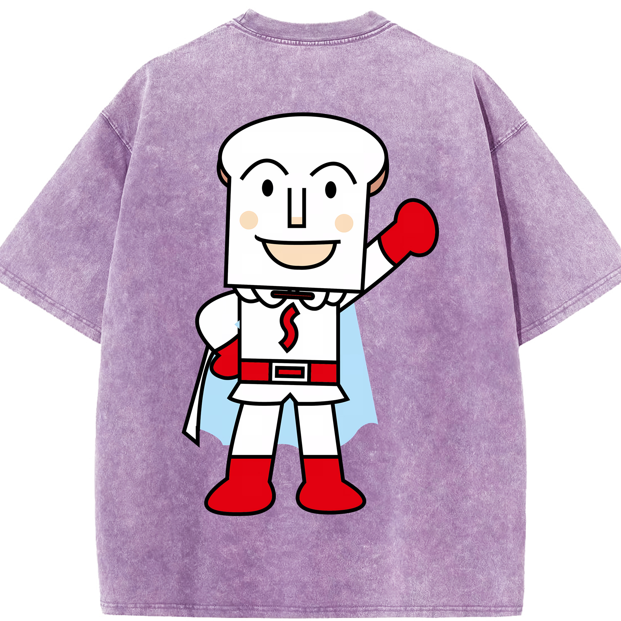 （画像用） アンパンマン Anpanman 綿100% ヴィンテージ風 半袖Tシャツ（背面プリント）