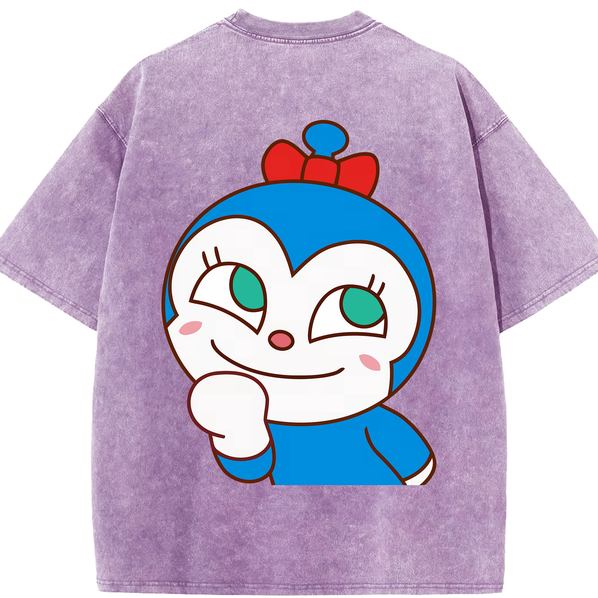 （画像用） アンパンマン Anpanman 綿100% ヴィンテージ風 半袖Tシャツ（背面プリント）