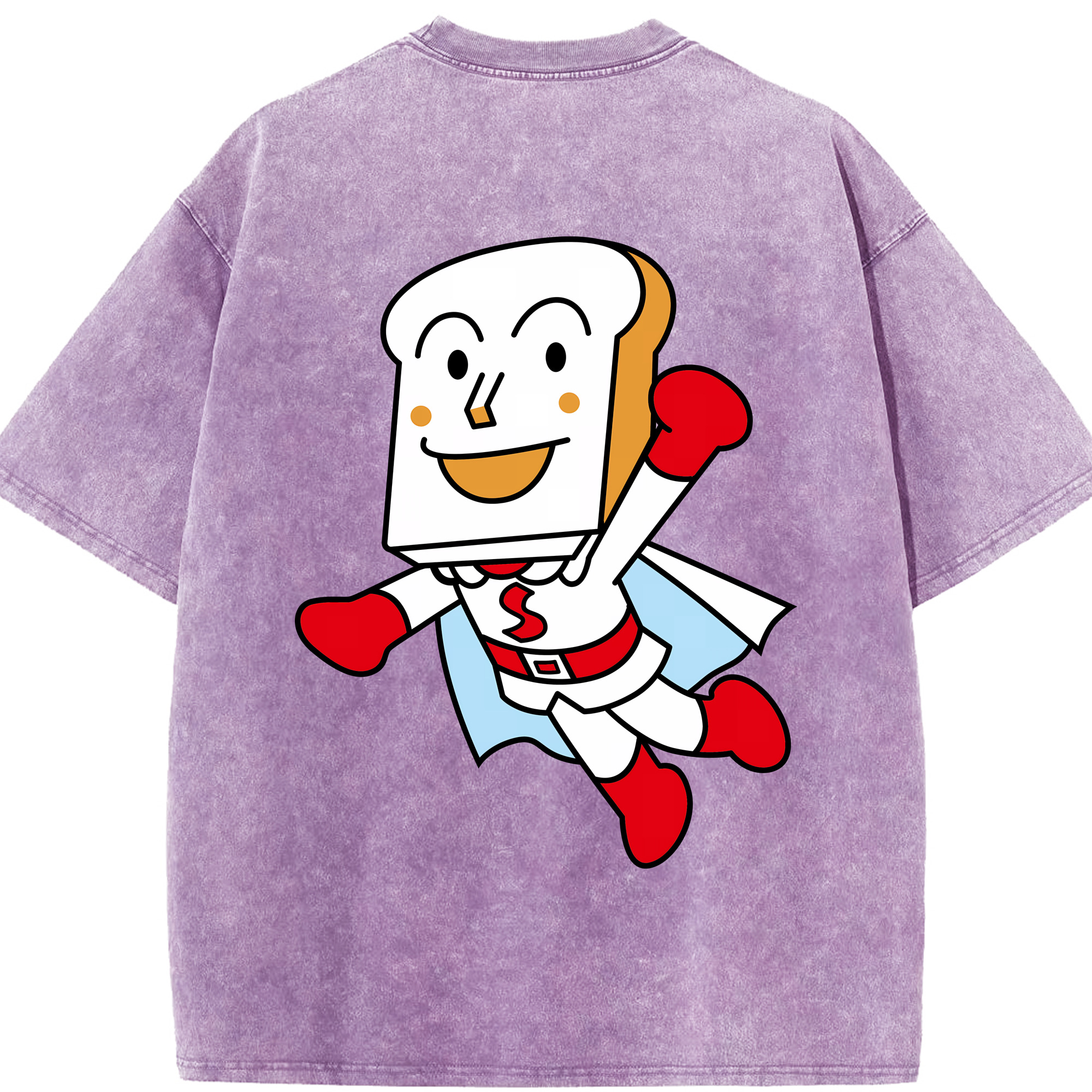 （画像用） アンパンマン Anpanman 綿100% ヴィンテージ風 半袖Tシャツ（背面プリント）