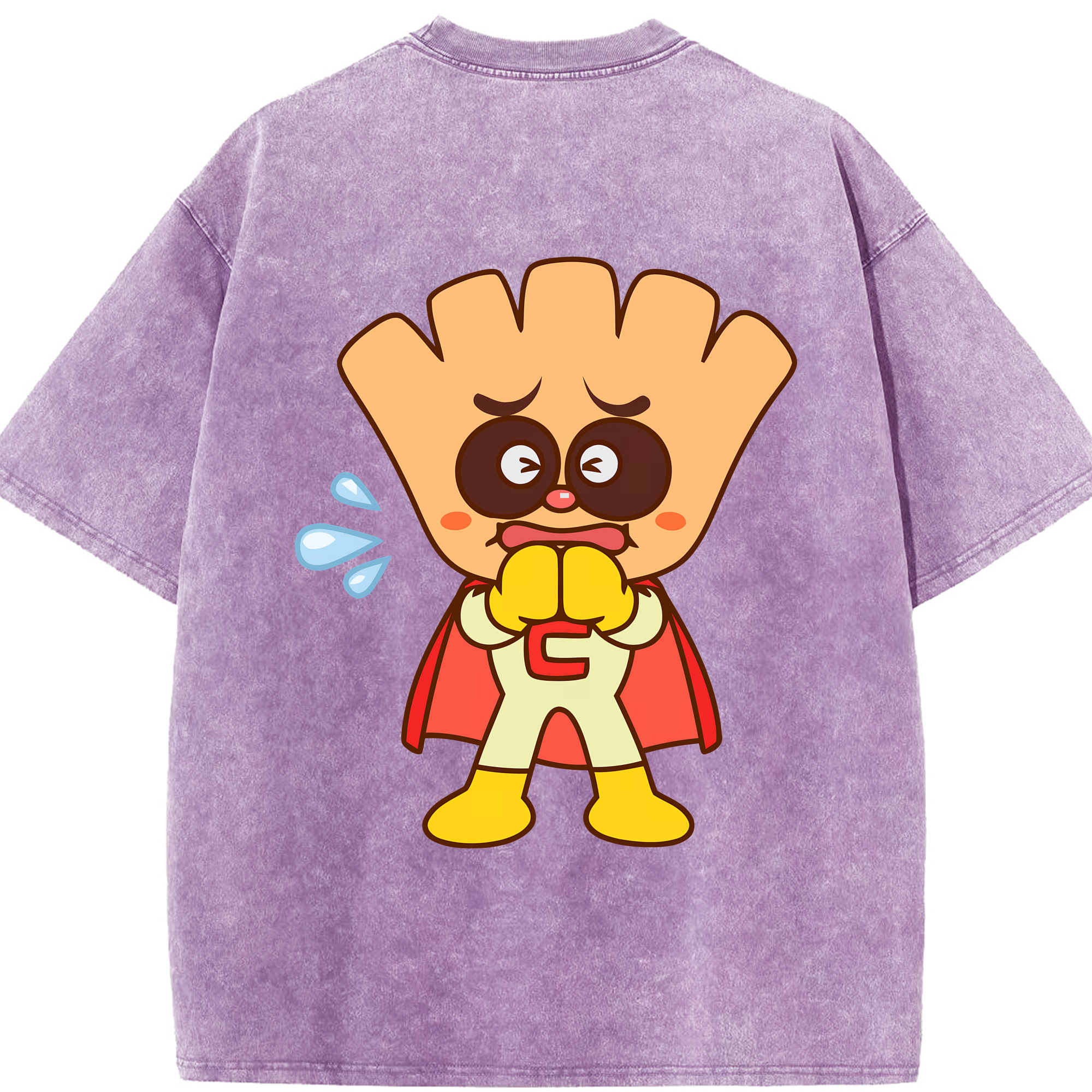 （画像用） アンパンマン Anpanman 綿100% ヴィンテージ風 半袖Tシャツ（背面プリント）