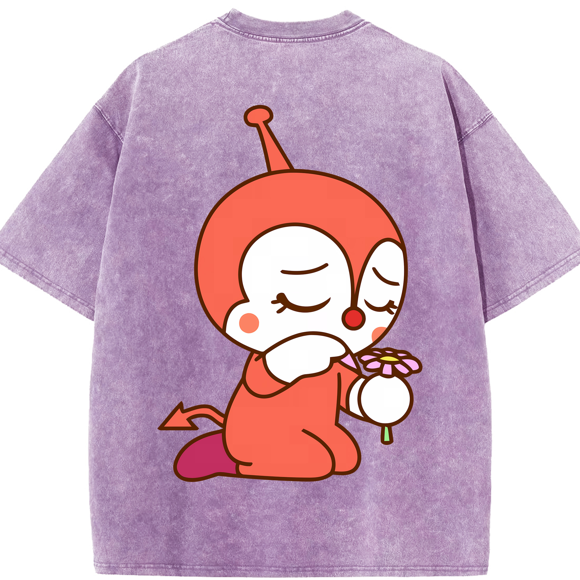 （画像用） アンパンマン Anpanman 綿100% ヴィンテージ風 半袖Tシャツ（背面プリント）