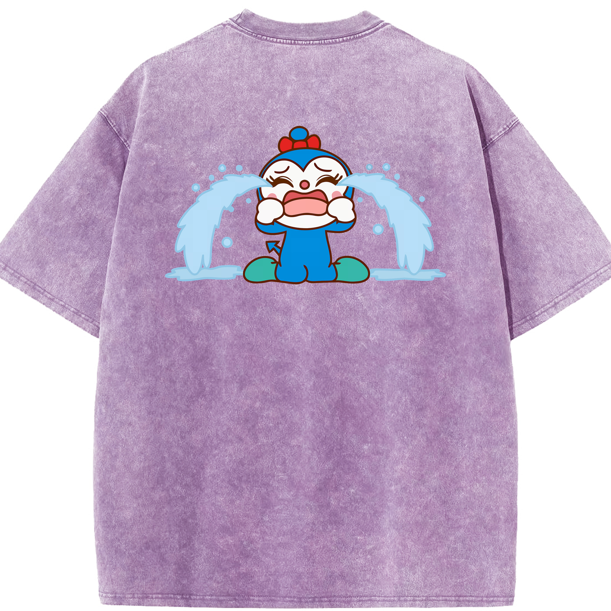 （画像用） アンパンマン Anpanman 綿100% ヴィンテージ風 半袖Tシャツ（背面プリント）