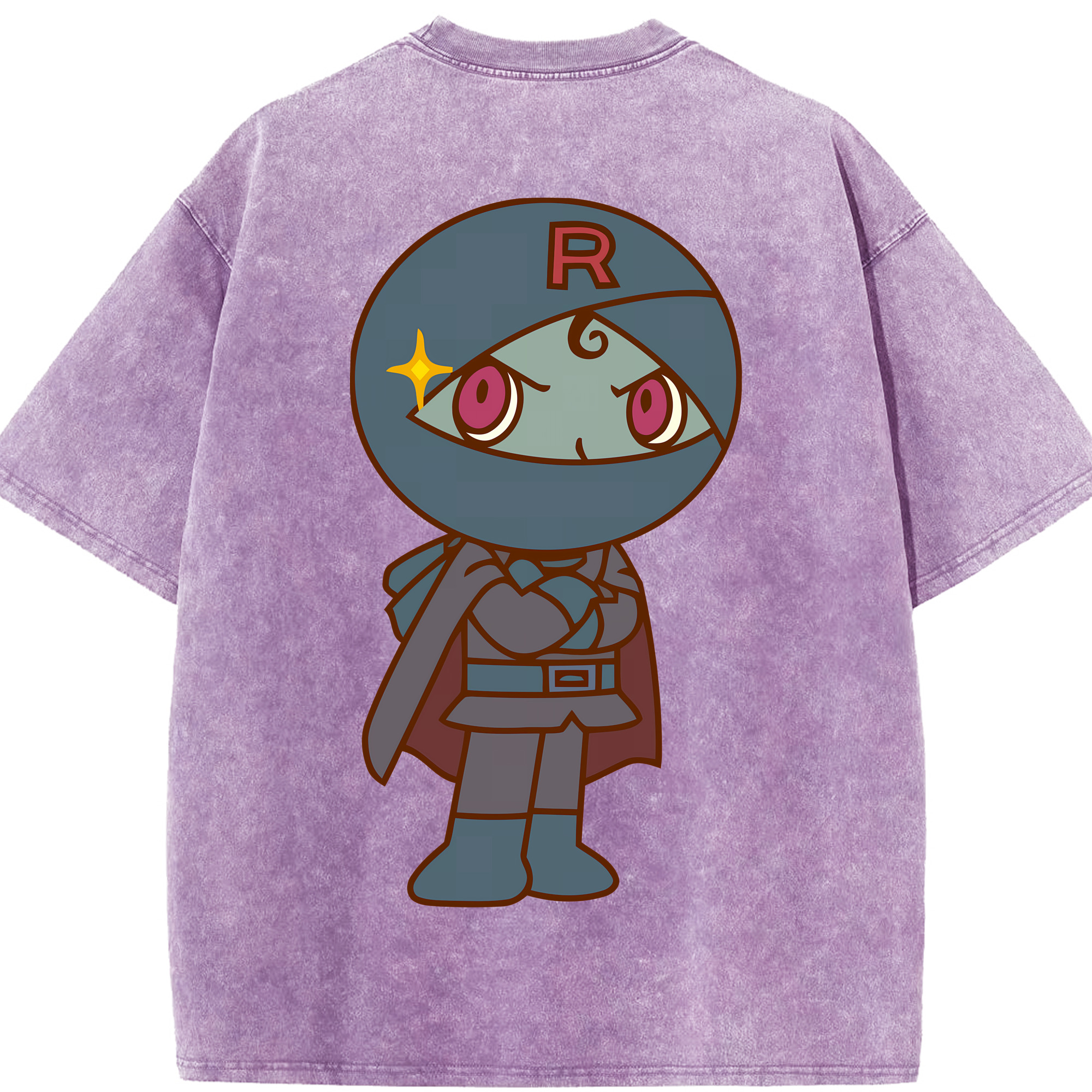 （画像用） アンパンマン Anpanman 綿100% ヴィンテージ風 半袖Tシャツ（背面プリント）
