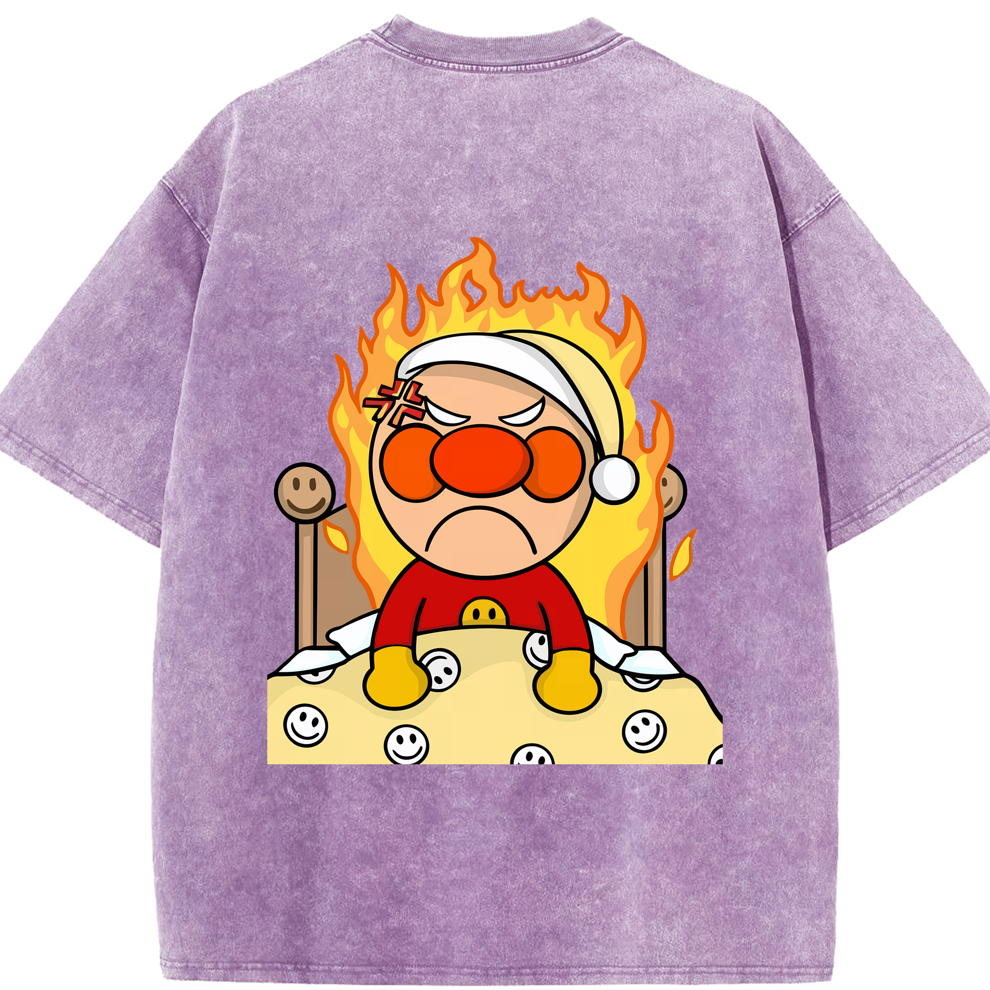 （画像用） アンパンマン Anpanman 綿100% ヴィンテージ風 半袖Tシャツ（背面プリント）