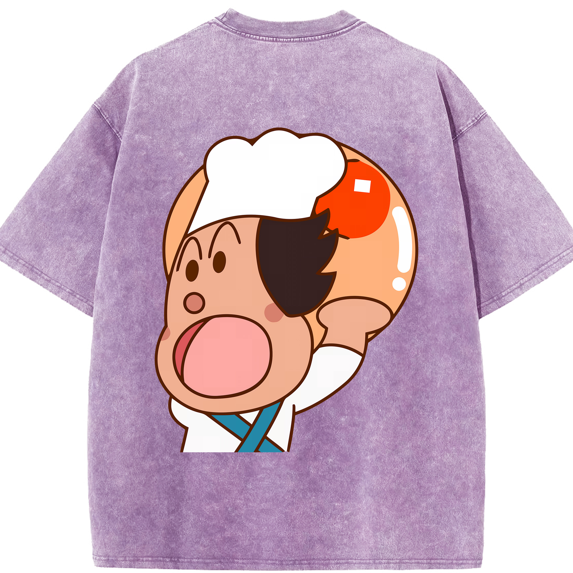 （画像用） アンパンマン Anpanman 綿100% ヴィンテージ風 半袖Tシャツ（背面プリント）