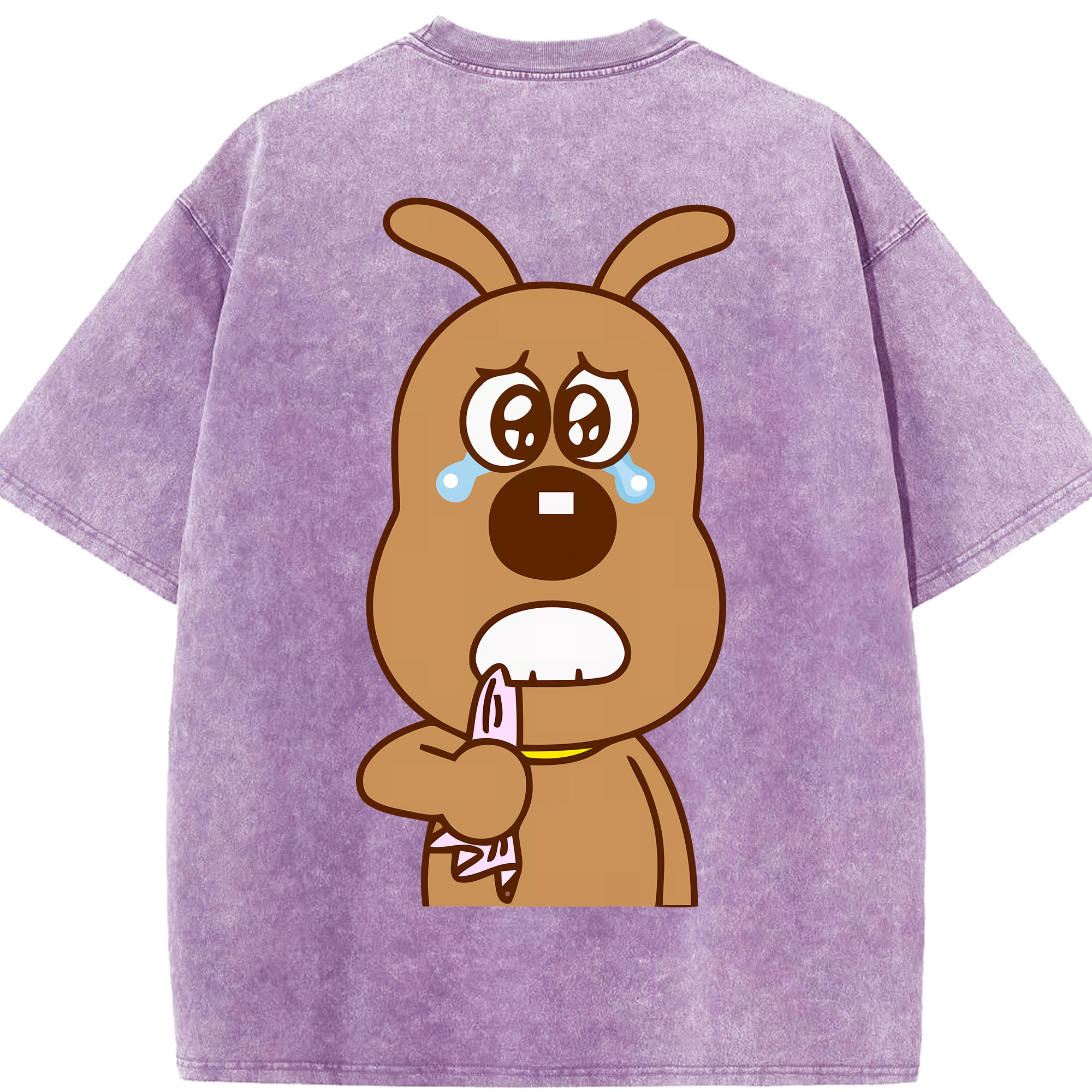 （画像用） アンパンマン Anpanman 綿100% ヴィンテージ風 半袖Tシャツ（背面プリント）