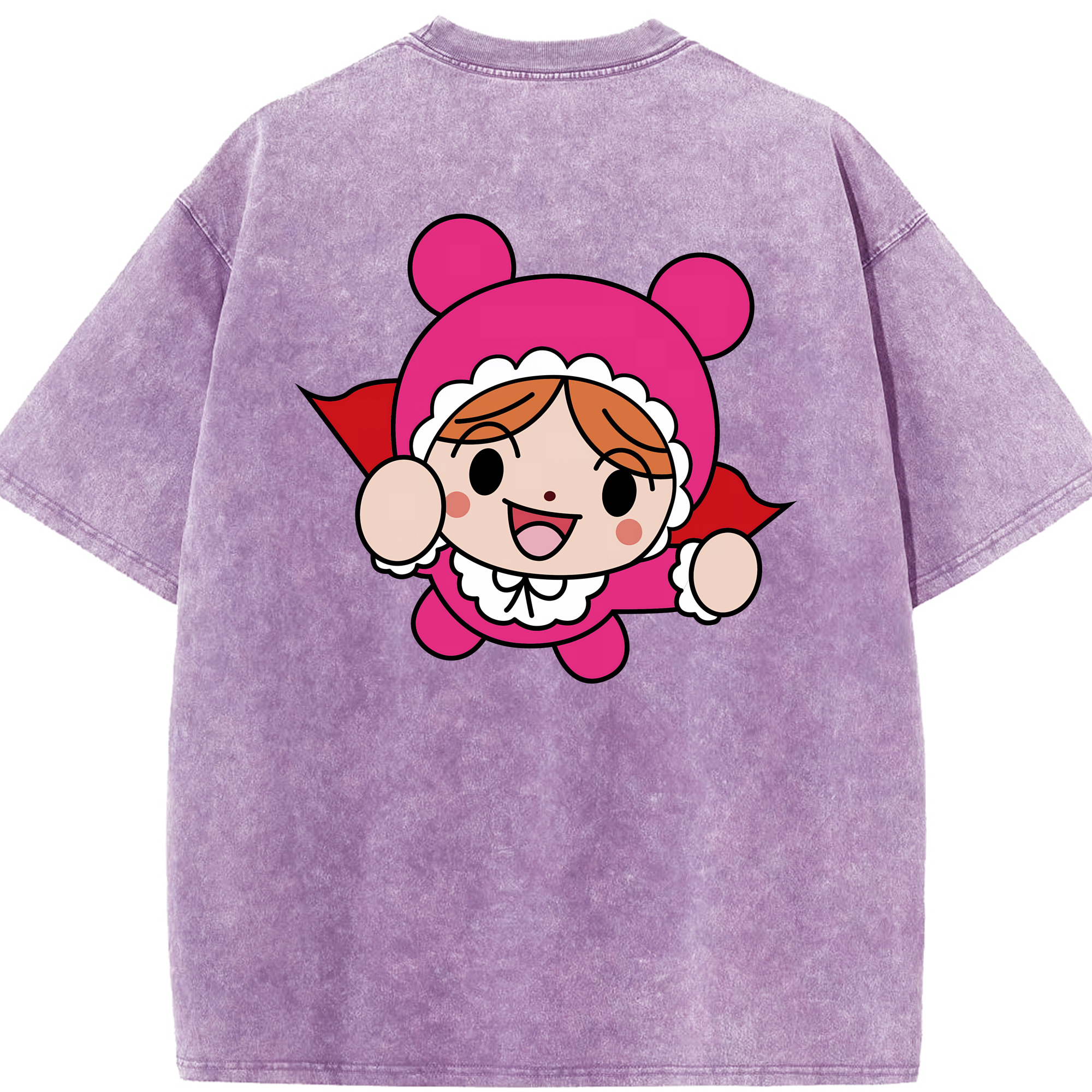 （画像用） アンパンマン Anpanman 綿100% ヴィンテージ風 半袖Tシャツ（背面プリント）