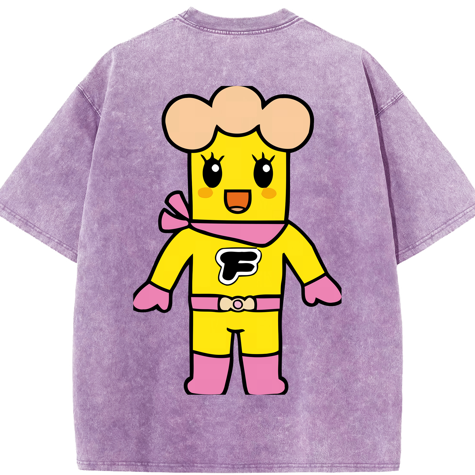（画像用） アンパンマン Anpanman 綿100% ヴィンテージ風 半袖Tシャツ（背面プリント）