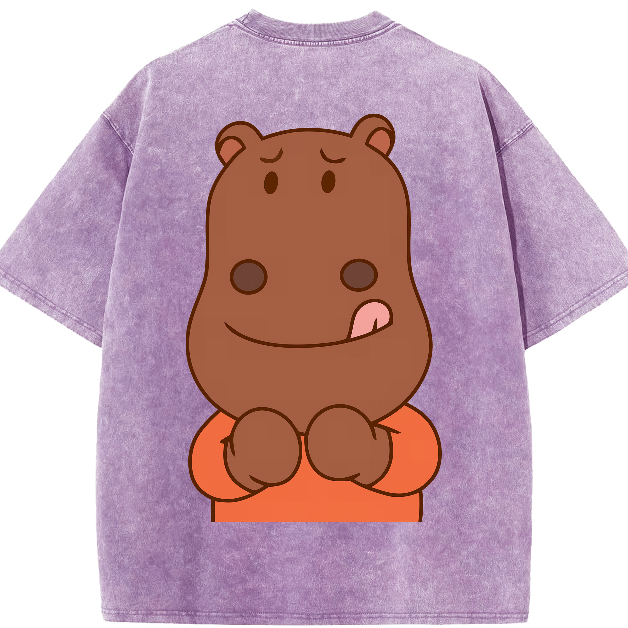 （画像用） アンパンマン Anpanman 綿100% ヴィンテージ風 半袖Tシャツ（背面プリント）