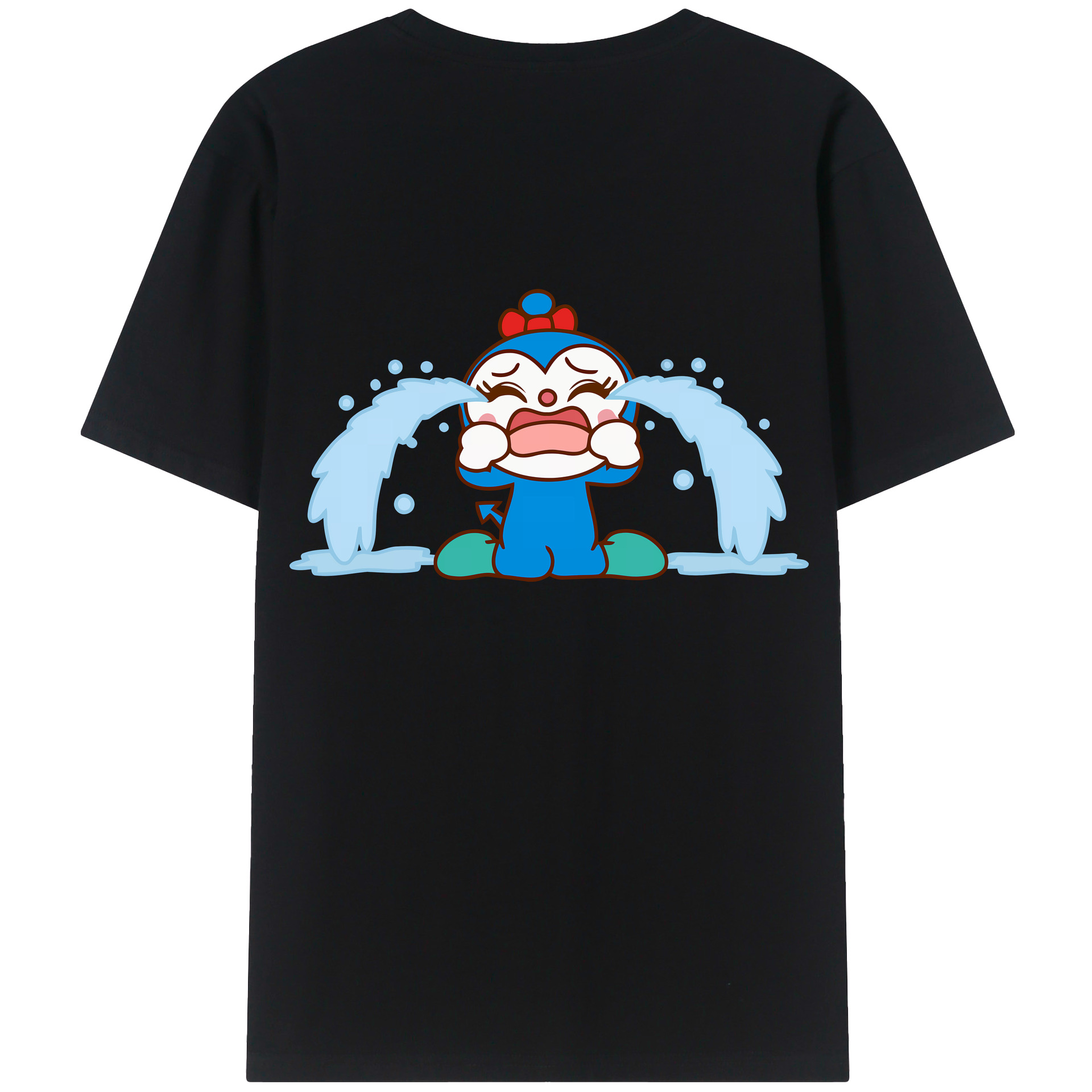 （画像用） アンパンマン Anpanman 綿100％ メンズ半袖Tシャツ（バックプリント） 通気性