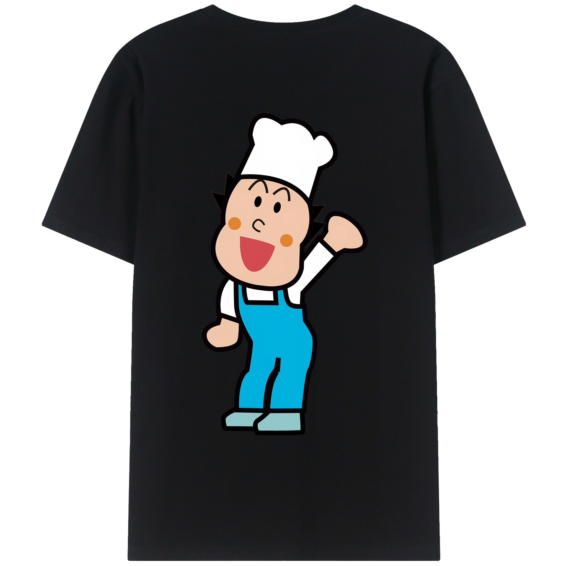 （画像用） アンパンマン Anpanman 綿100％ メンズ半袖Tシャツ（バックプリント） 通気性