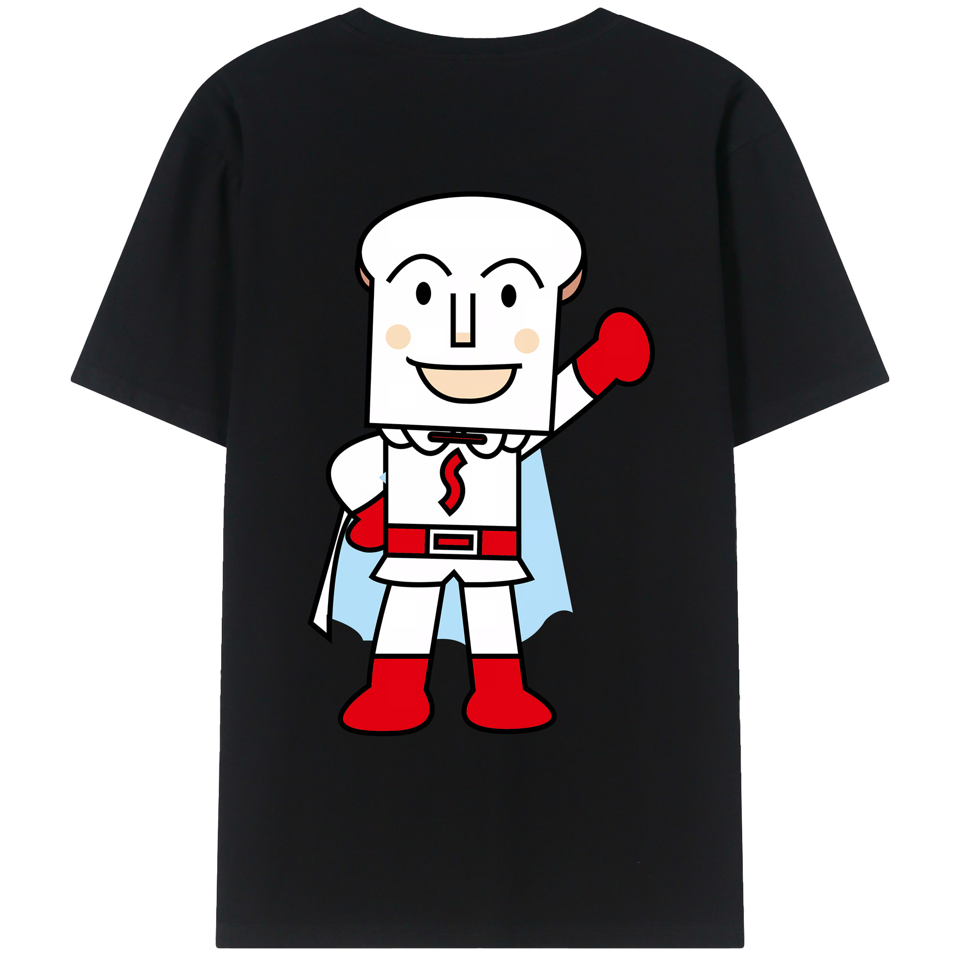 （画像用） アンパンマン Anpanman 綿100％ メンズ半袖Tシャツ（バックプリント） 通気性