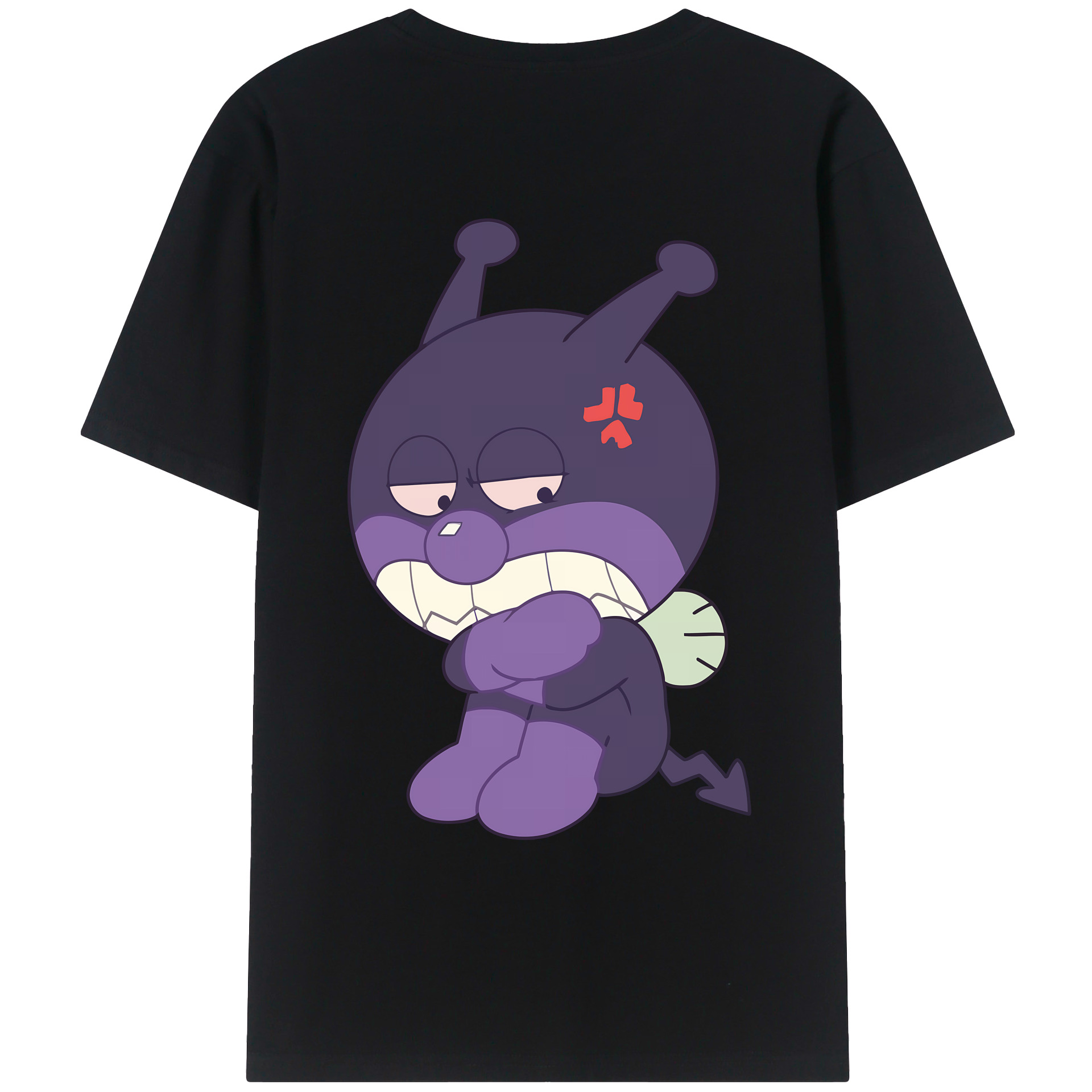 （画像用） アンパンマン Anpanman 綿100％ メンズ半袖Tシャツ（バックプリント） 通気性