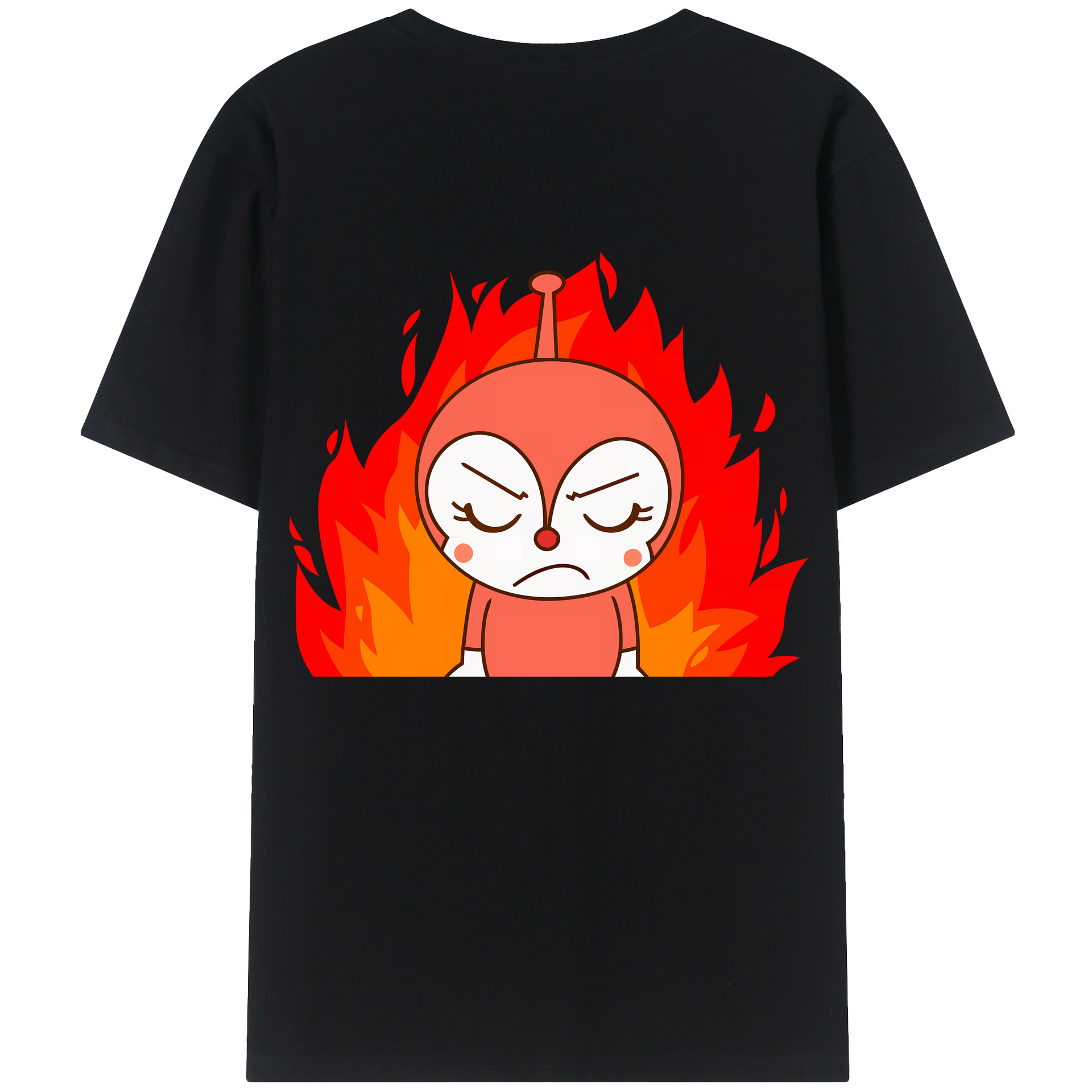 （画像用） アンパンマン Anpanman 綿100％ メンズ半袖Tシャツ（バックプリント） 通気性