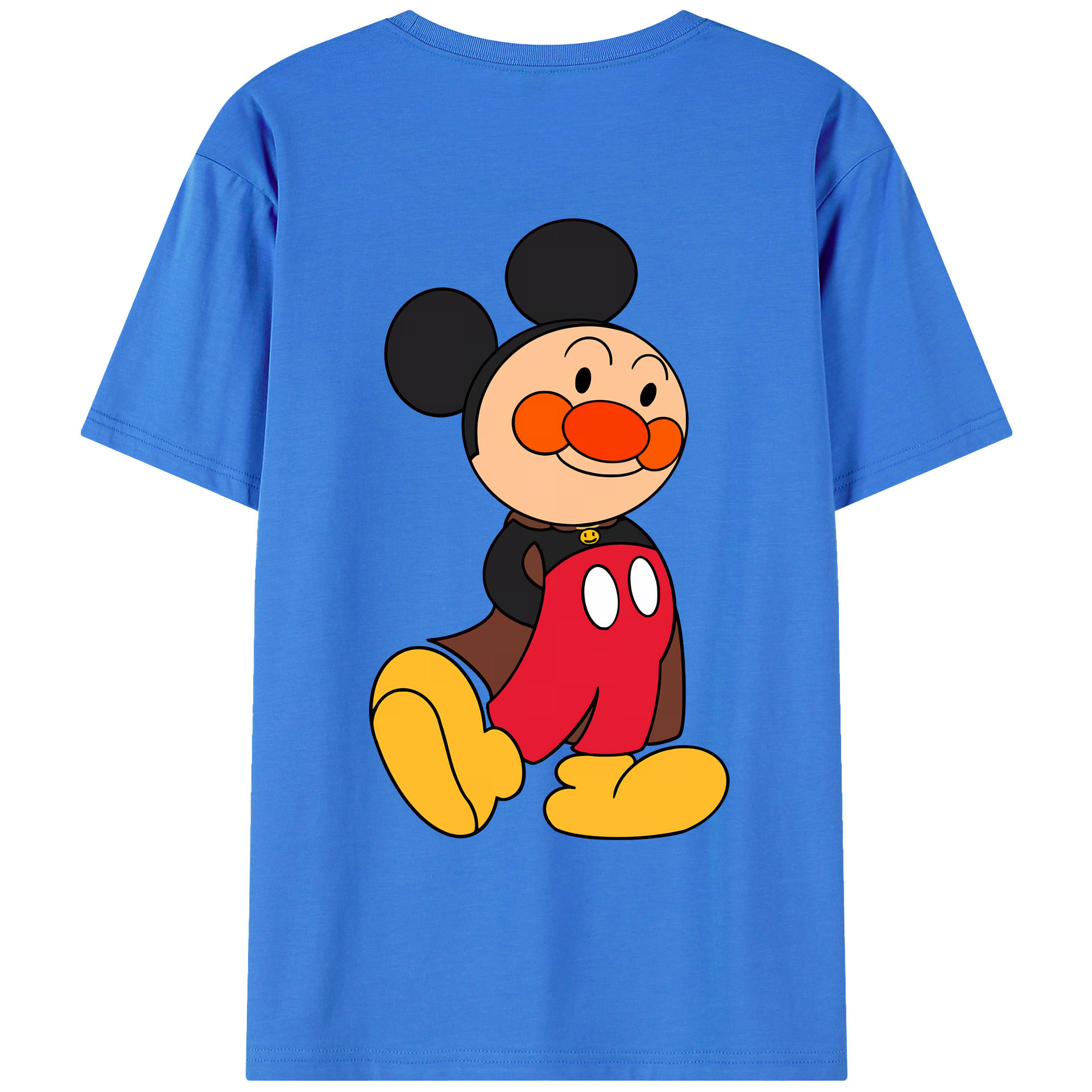 （画像用） アンパンマン Anpanman 綿100％ メンズ半袖Tシャツ（バックプリント） 通気性